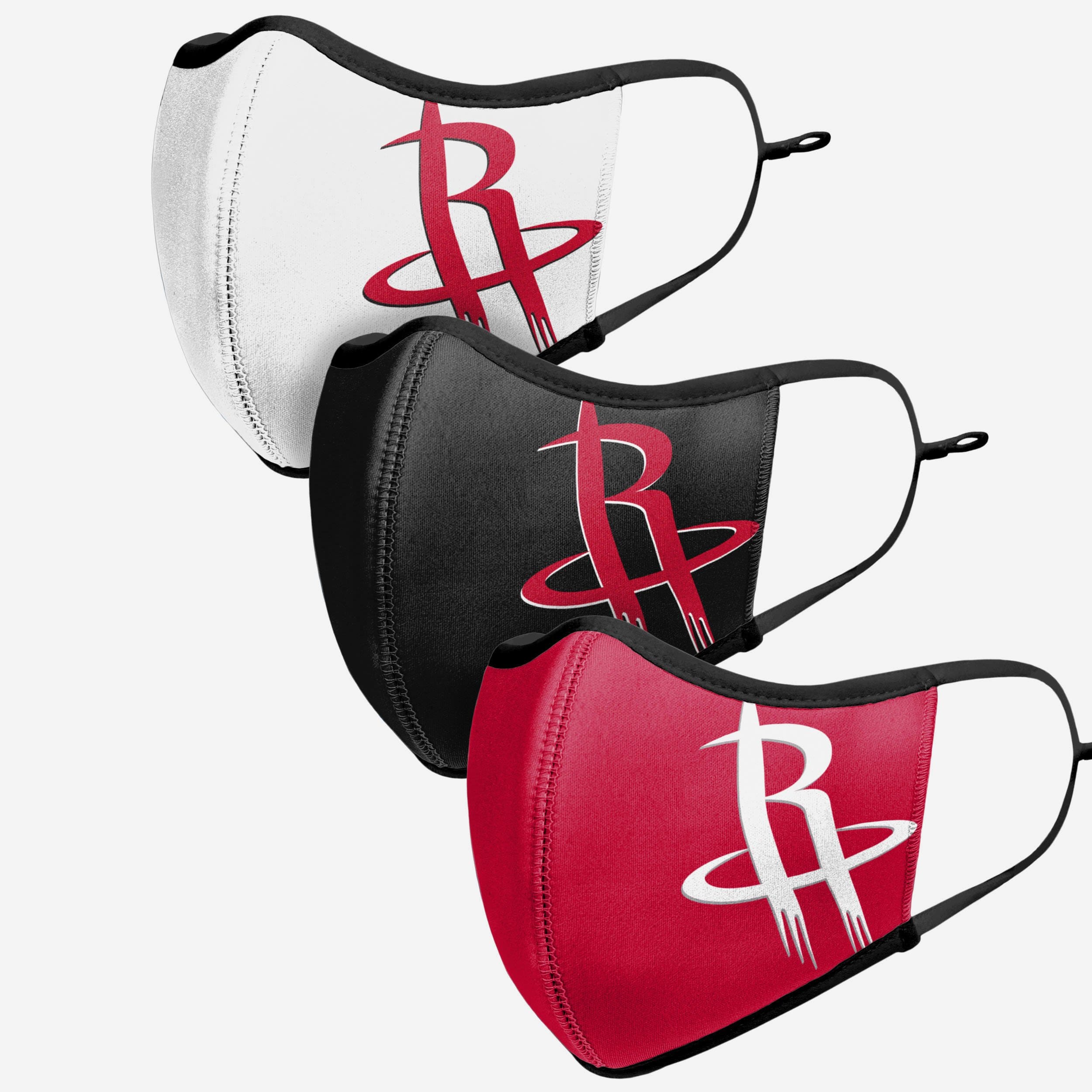 Houston Rockets 3-Pack Sports Face Covers - Show Your Team Spirit!