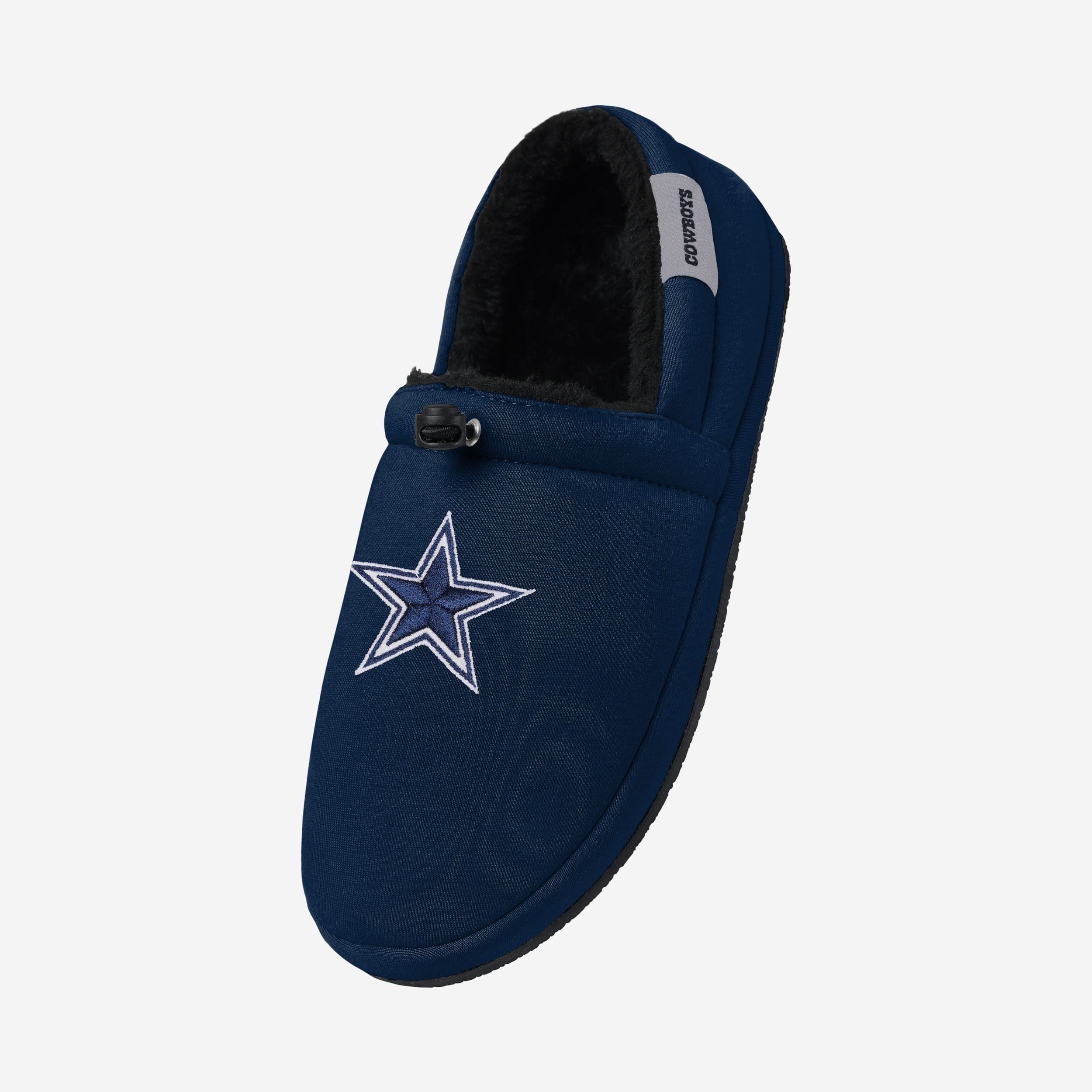 Dallas Cowboys Big Logo Athletic Moccasin Slippers - Show Your Team Pride in Style!