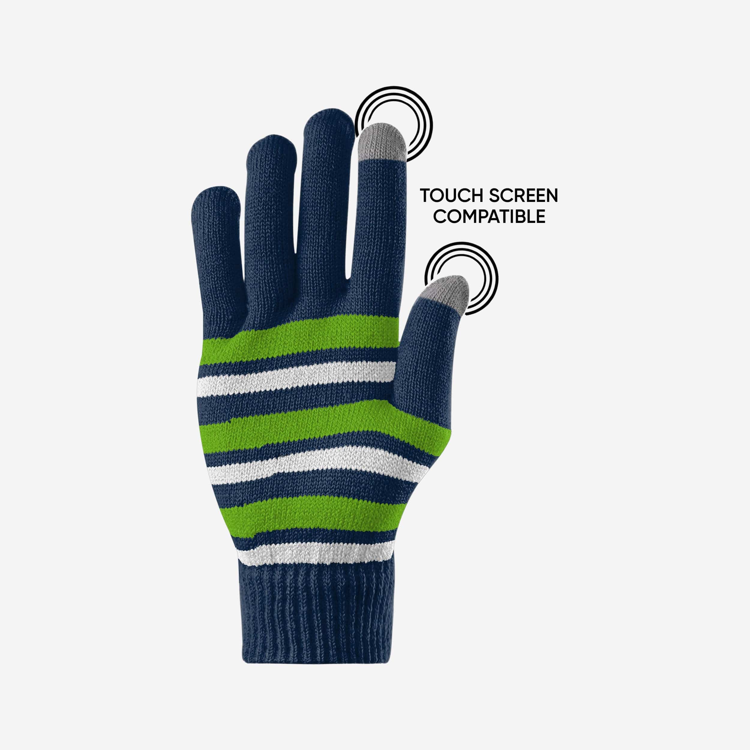 Seattle Seahawks Super Stretch Gloves - Stay Connected in Style!