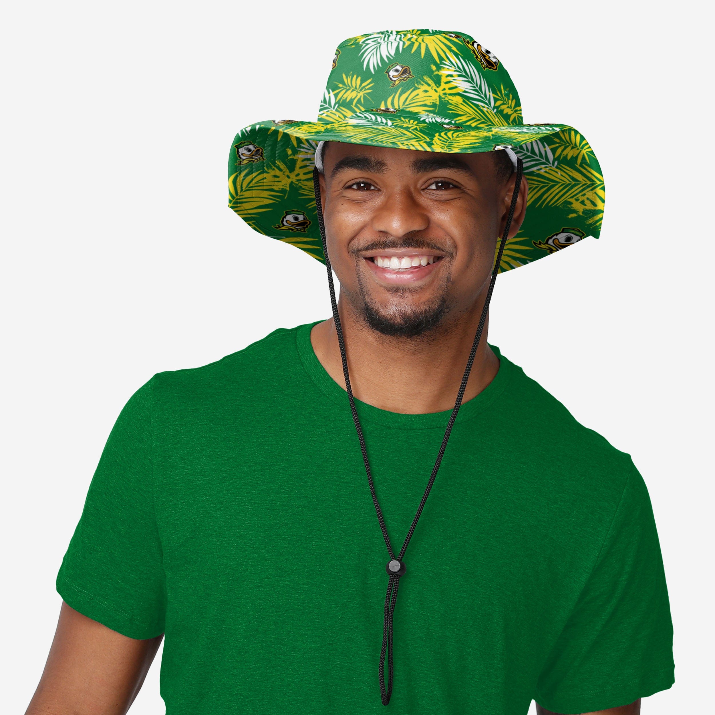 Stylish Oregon Ducks Floral Boonie Hat - Stay Cool in Style!