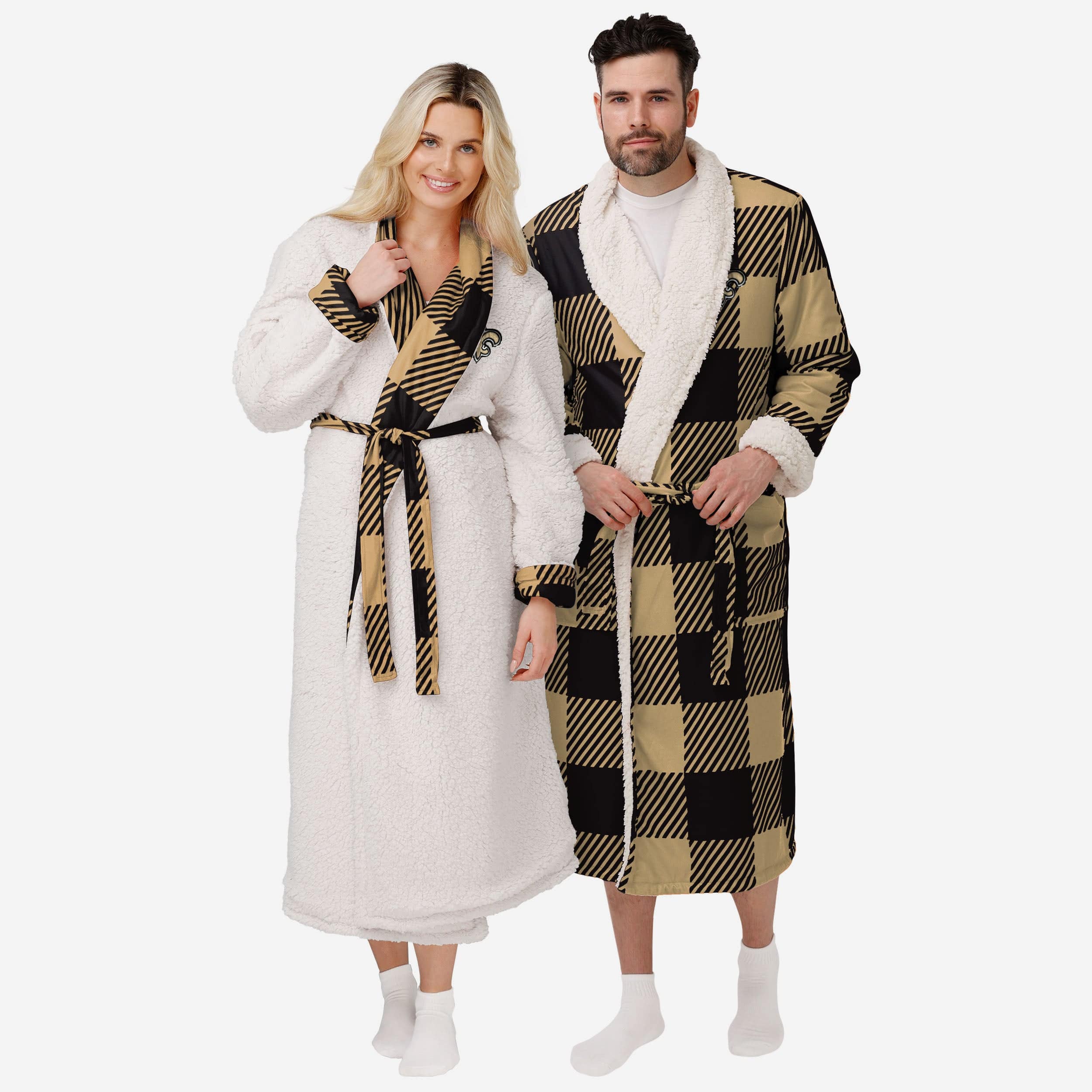 New Orleans Saints Reversible Lounge Life Robe - A Must - Have for Fans!