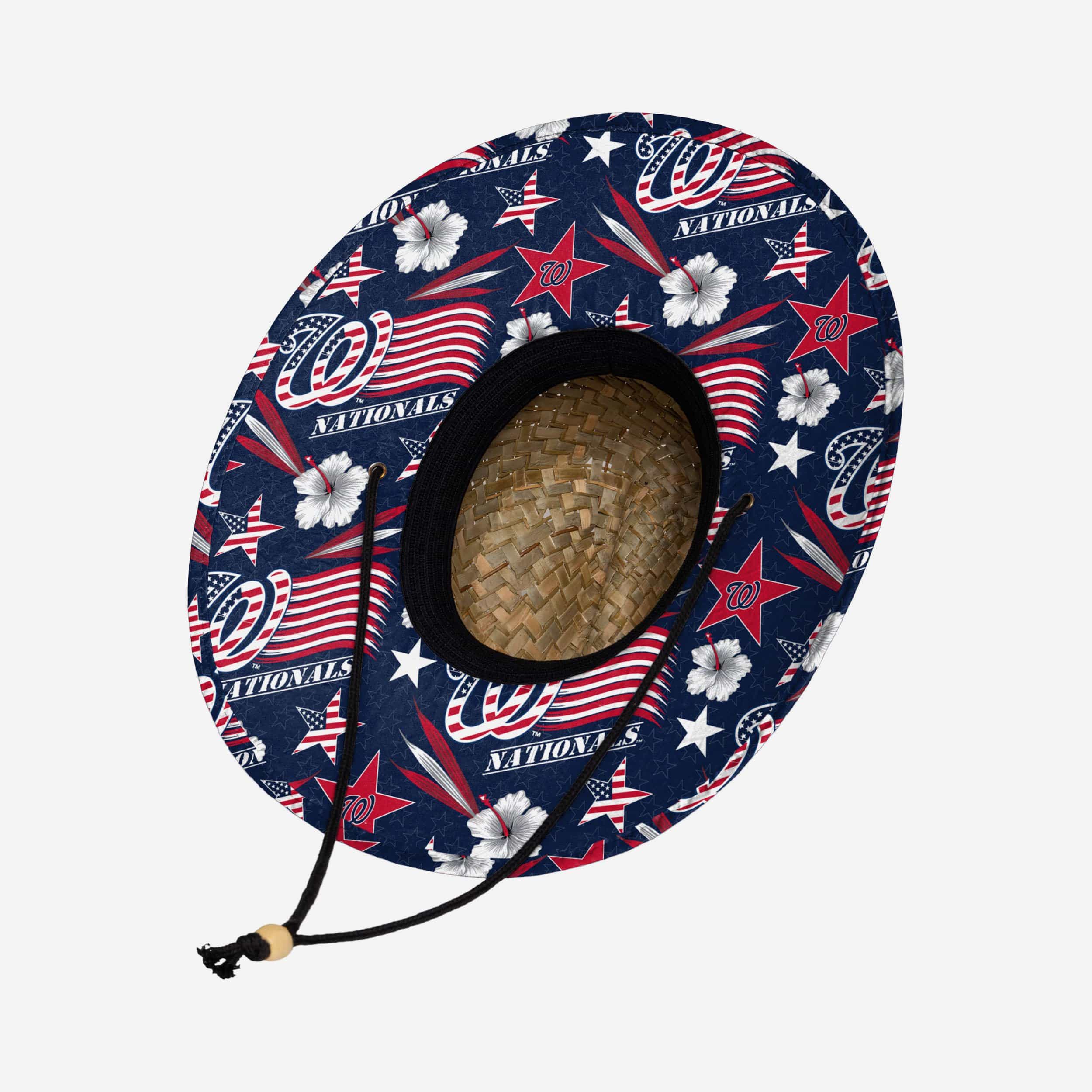 Washington Nationals Americana Straw Hat - Cool Summer Essential