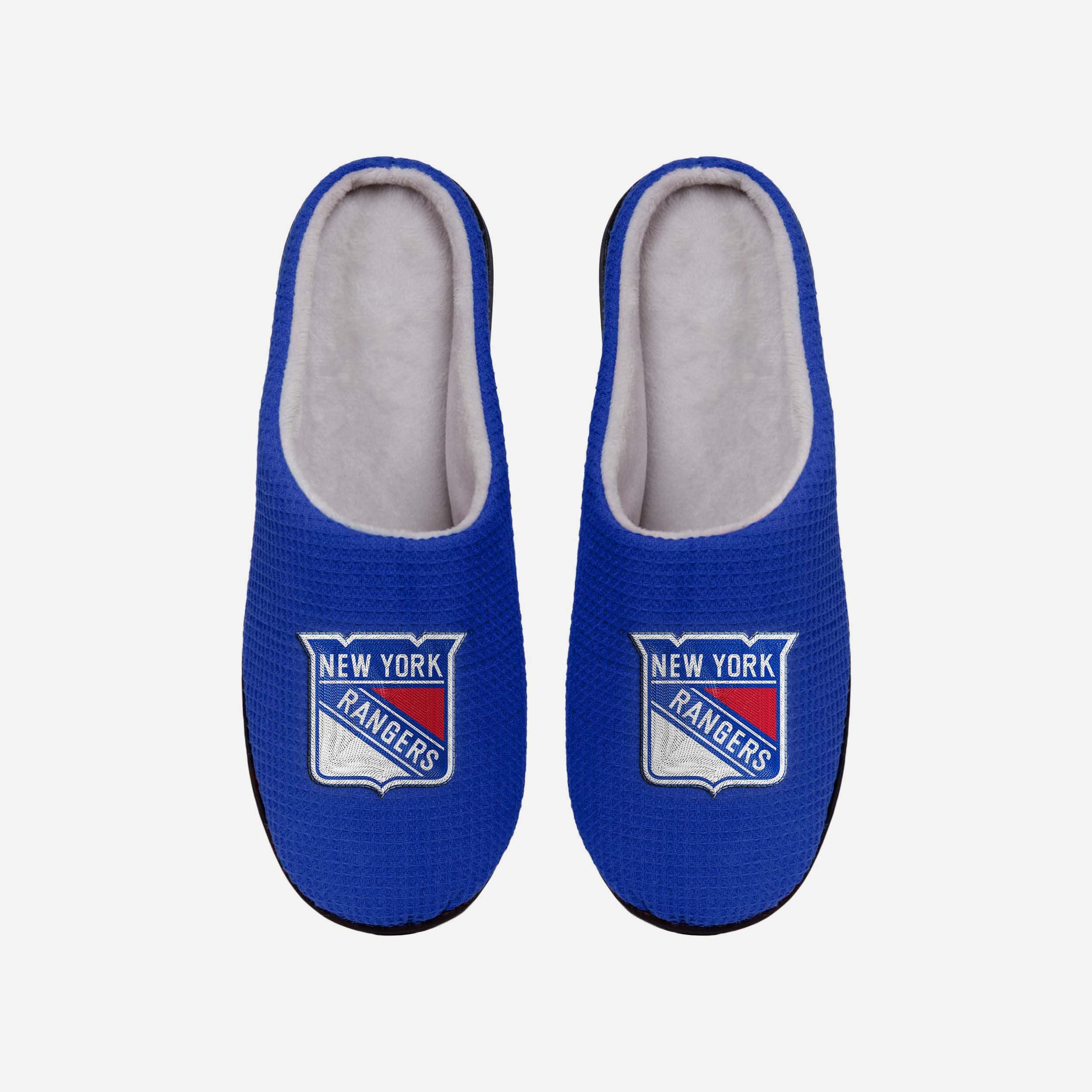 New York Rangers Dreamy Memory Foam Slide Slippers