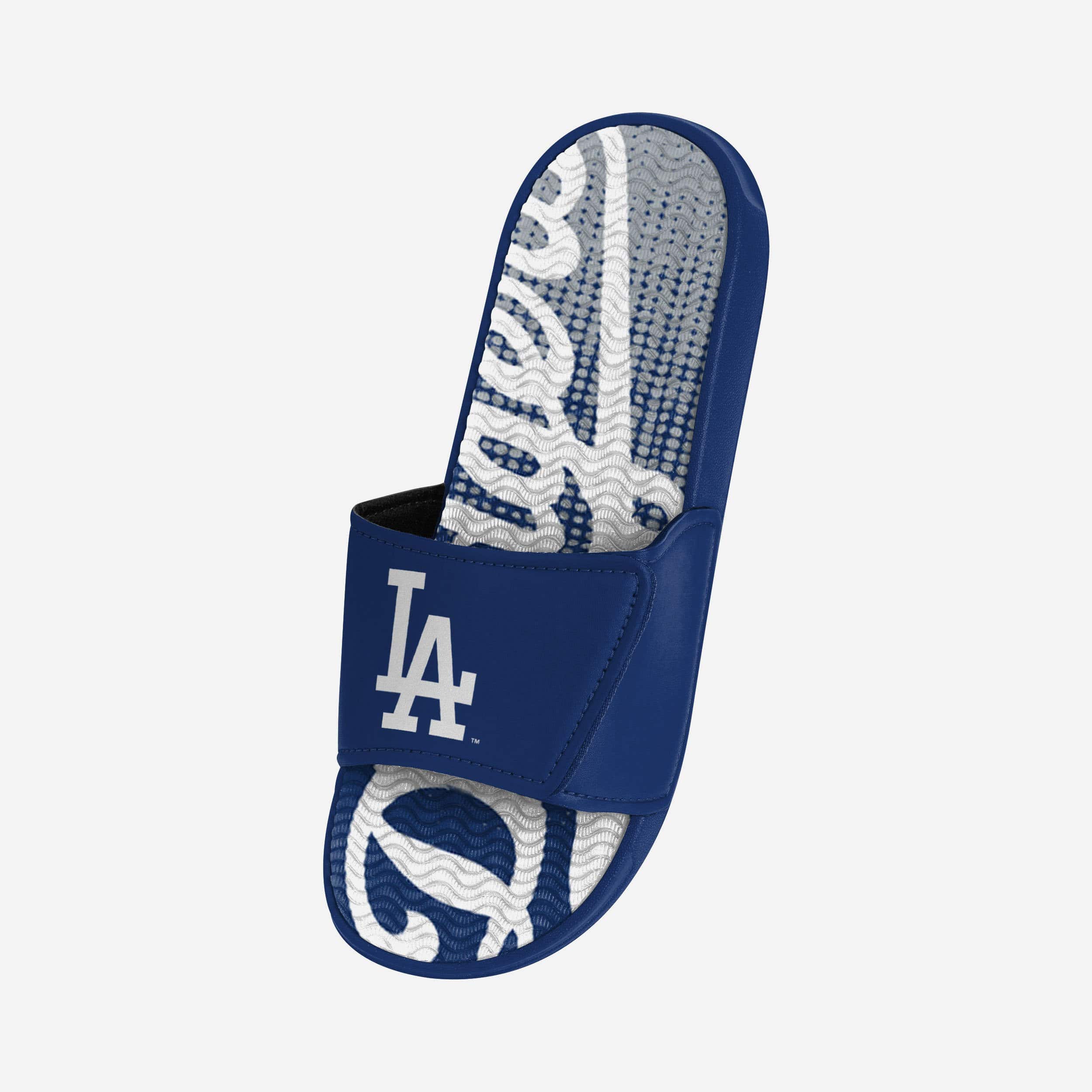 Los Angeles Dodgers Gradient Wordmark Comfort Gel Slides