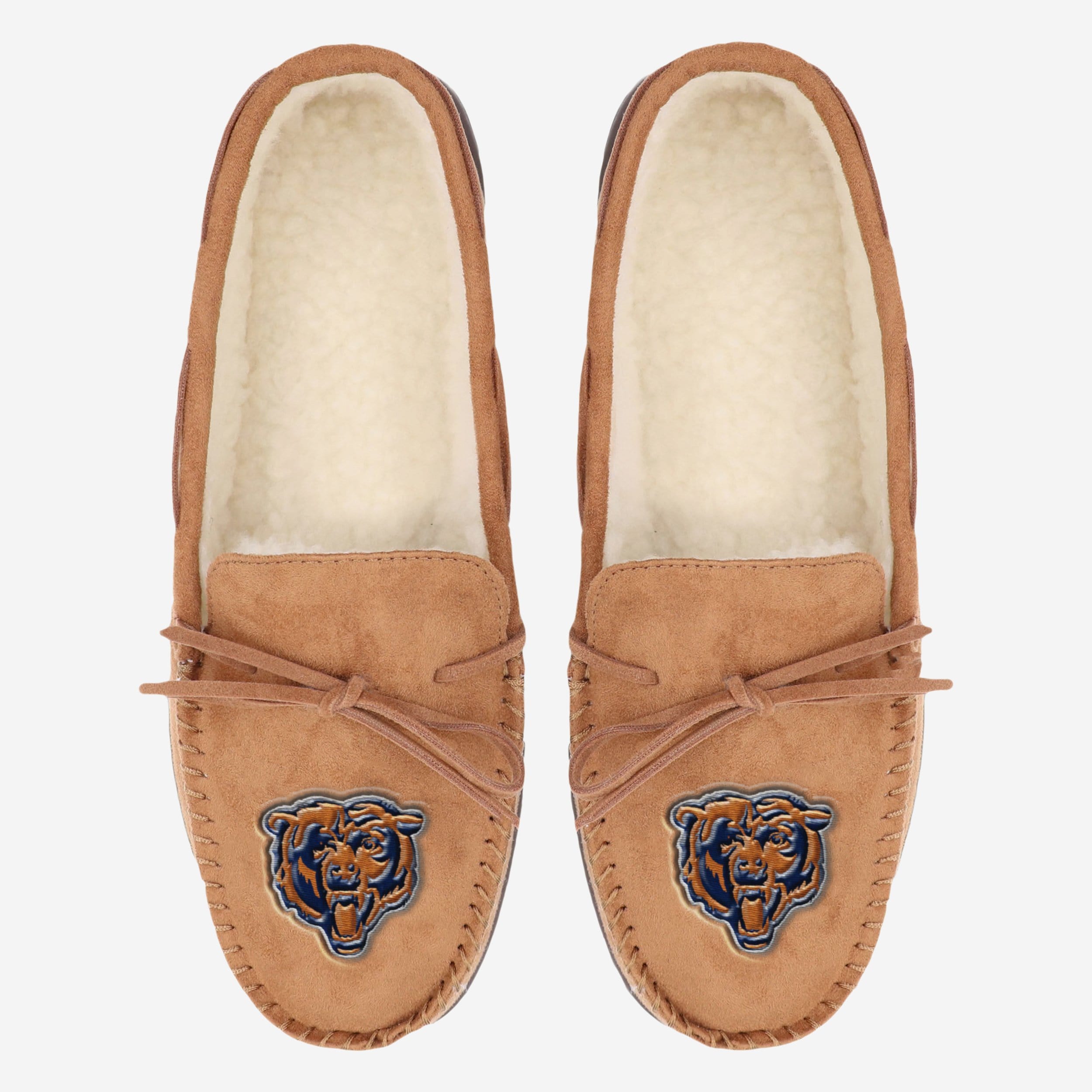 Chicago Bears Super - Cool Moccasin Slippers
