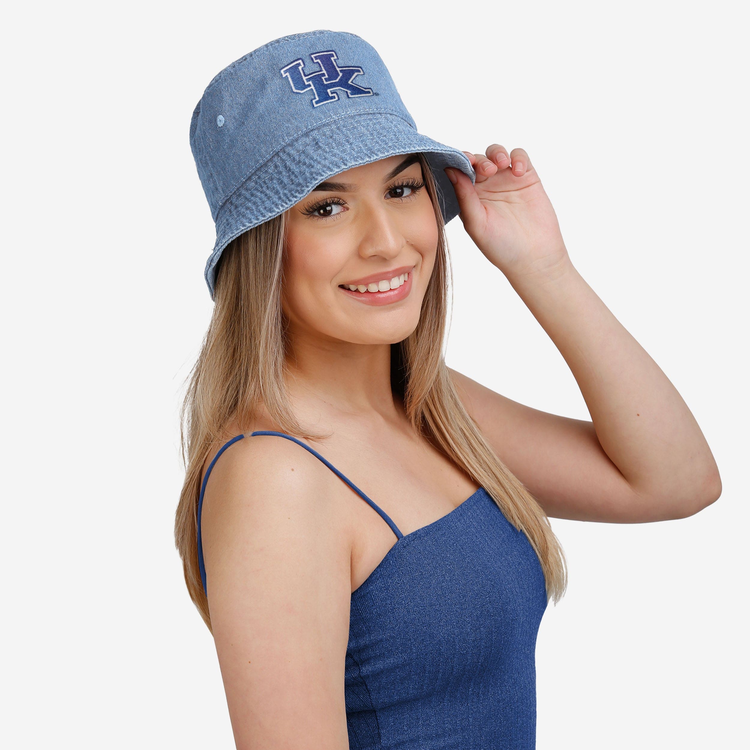 Kentucky Wildcats Stylish Denim Bucket Hat - Show Your Team Spirit!