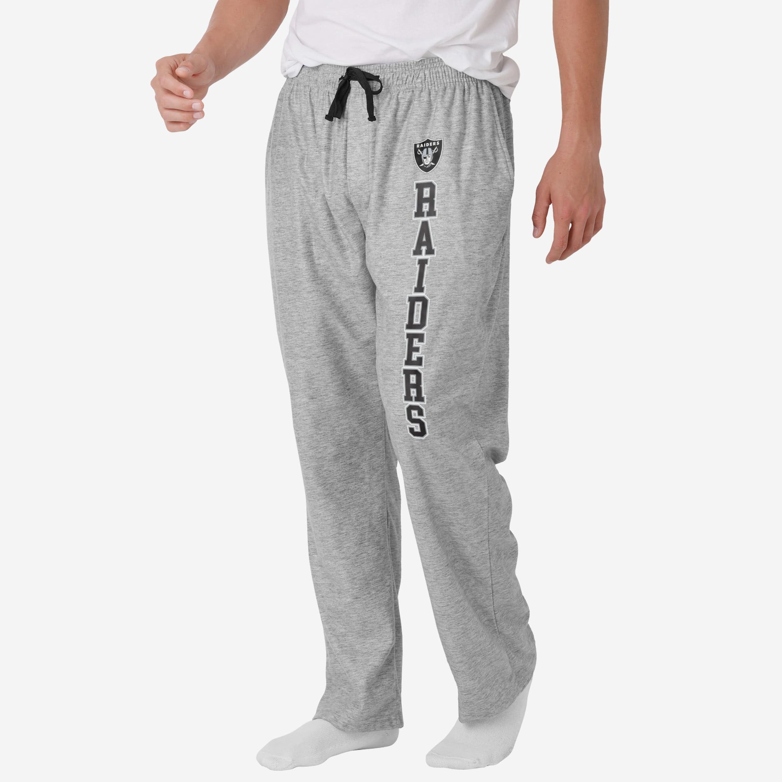 Las Vegas Raiders Stylish Athletic Gray Lounge Pants
