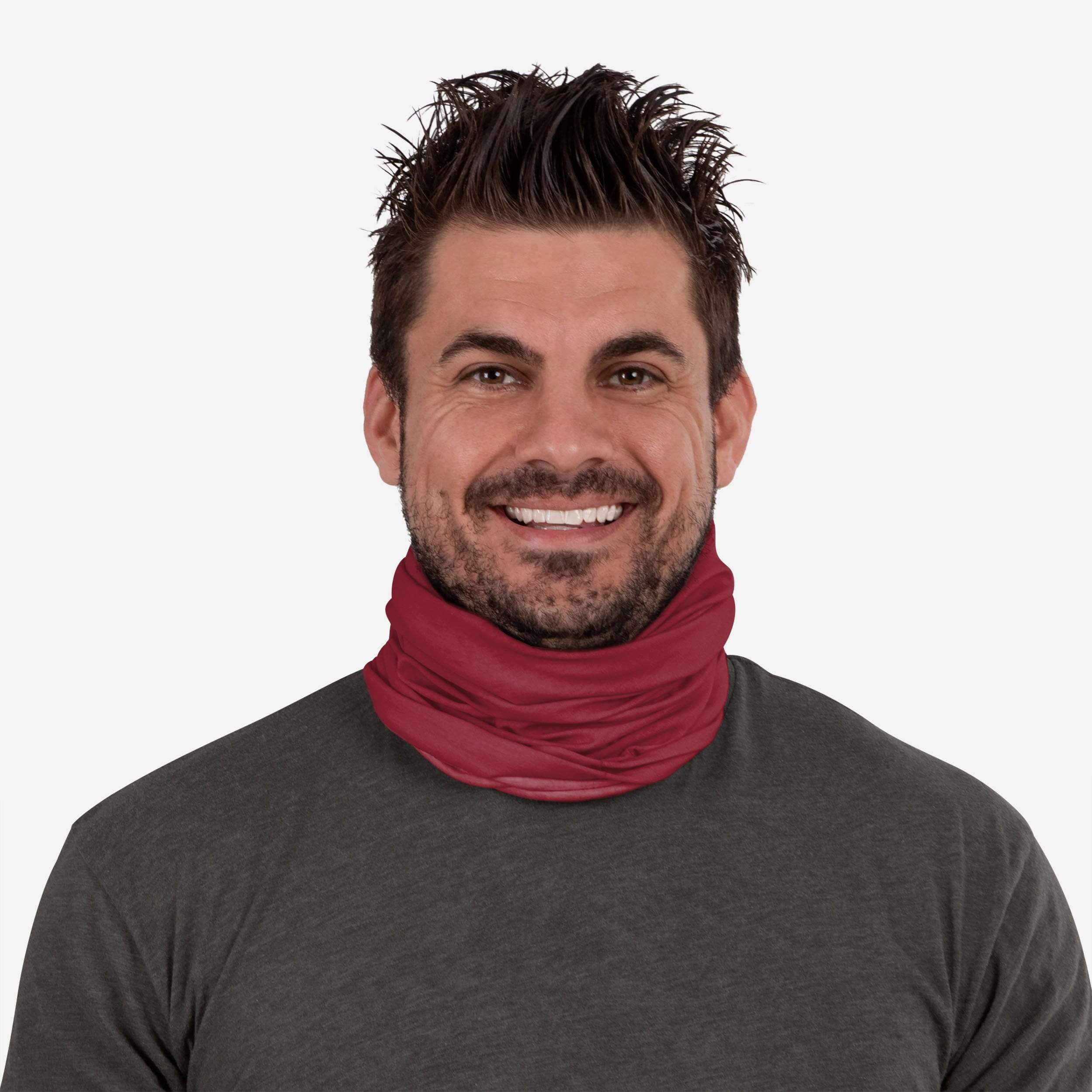 Troy Trojans Bold Logo Multifunctional Gaiter Scarf - Represent Your Team in Style!