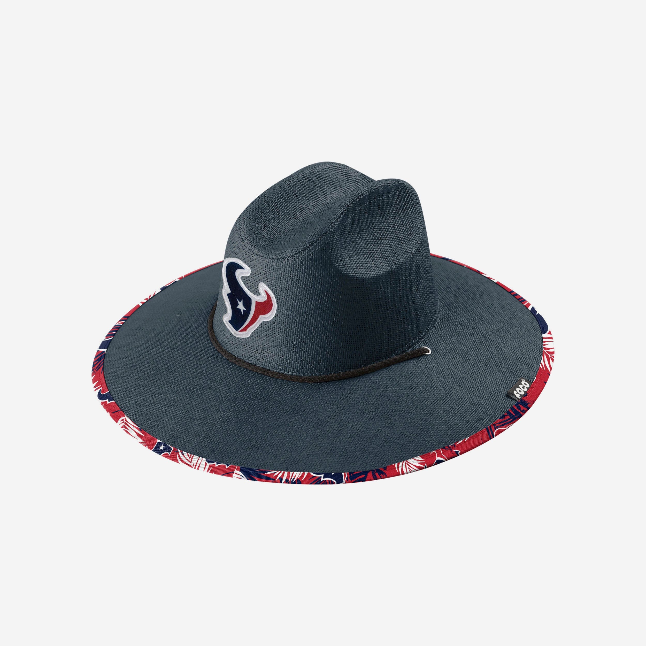 Houston Texans Stylish Team Color Straw Hat
