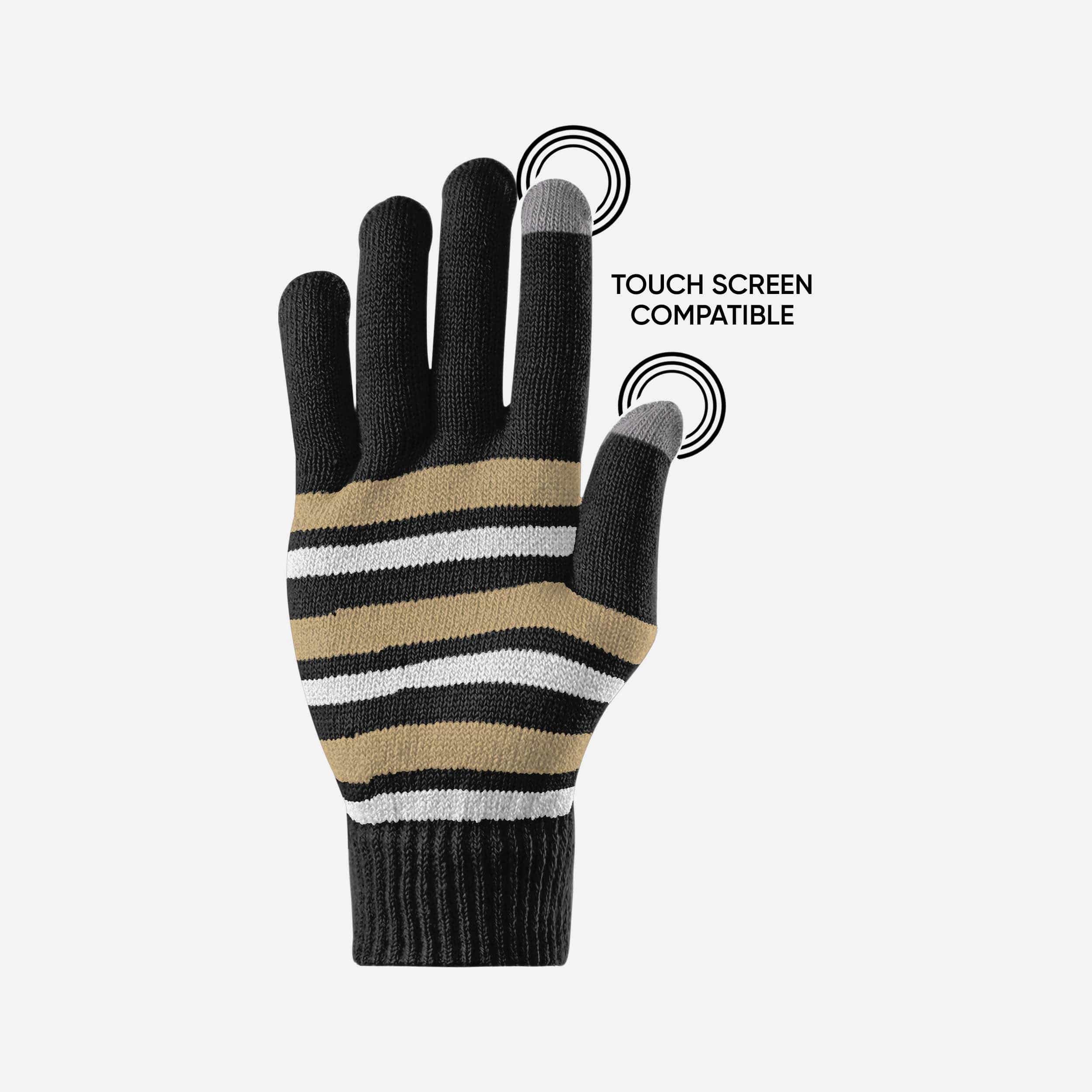 New Orleans Saints Texting Stretch Gloves - Stay Warm and Connected!