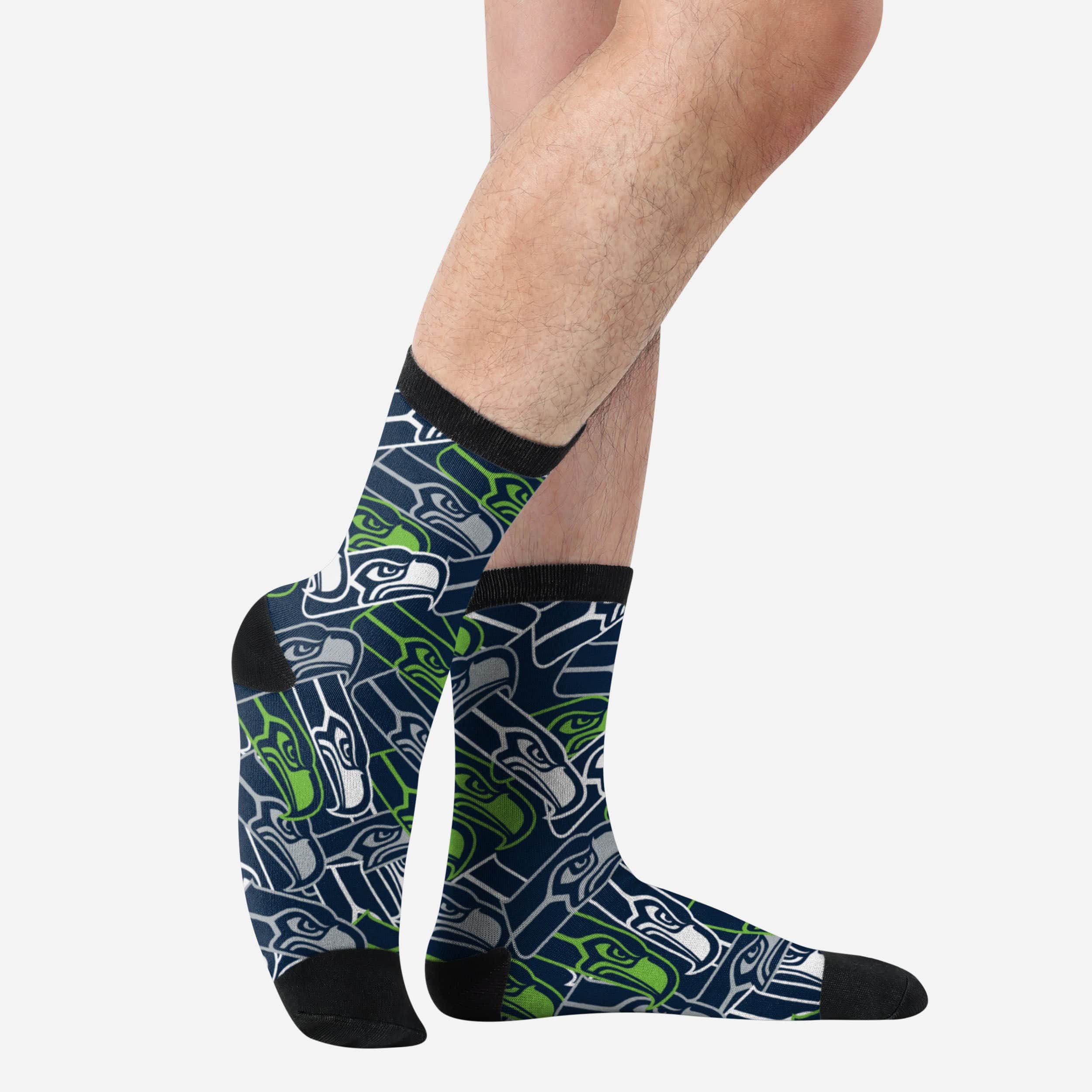Seattle Seahawks Logo Blast Socks - Show Your Team Spirit!