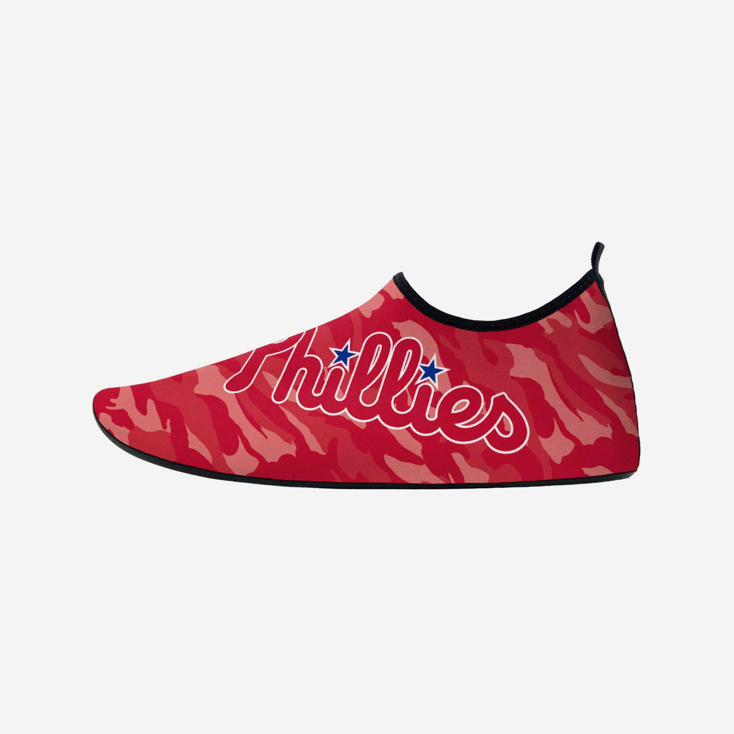 Philadelphia Phillies Camo Water Shoes - Stand Out at the Beach!