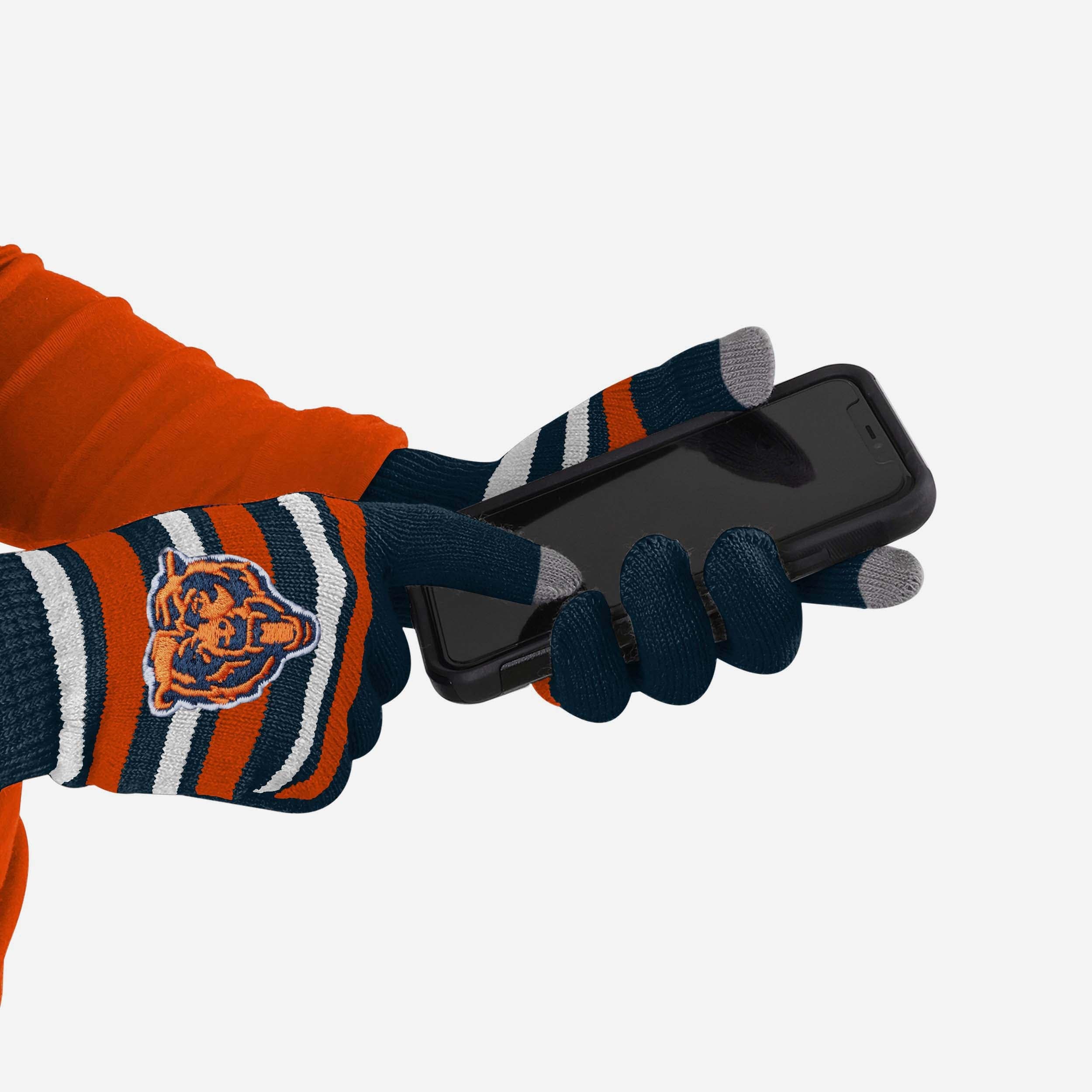 Chicago Bears Stylish Stretch Texting Gloves