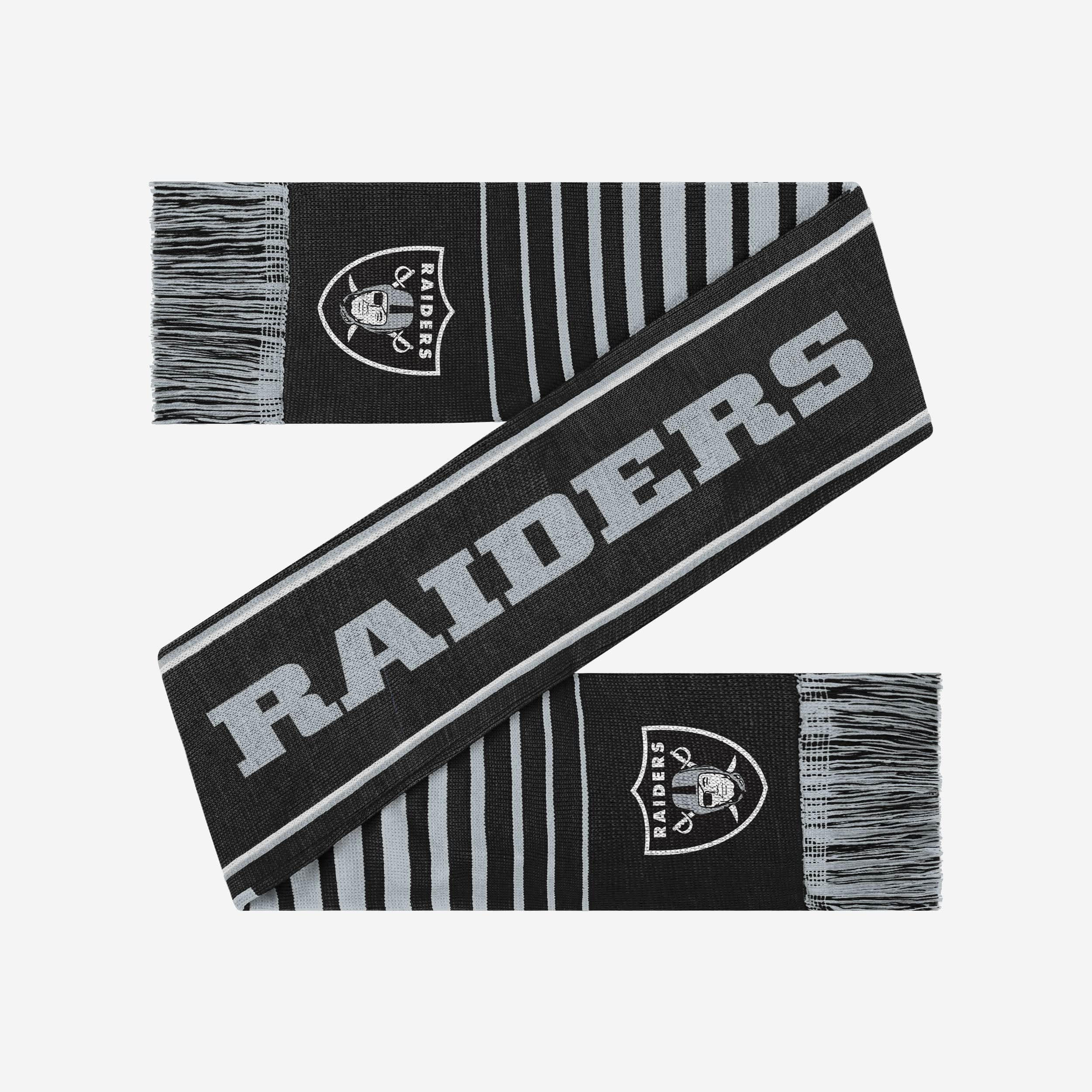 Get Your Las Vegas Raiders Double-Sided Reversible Scarf Now!