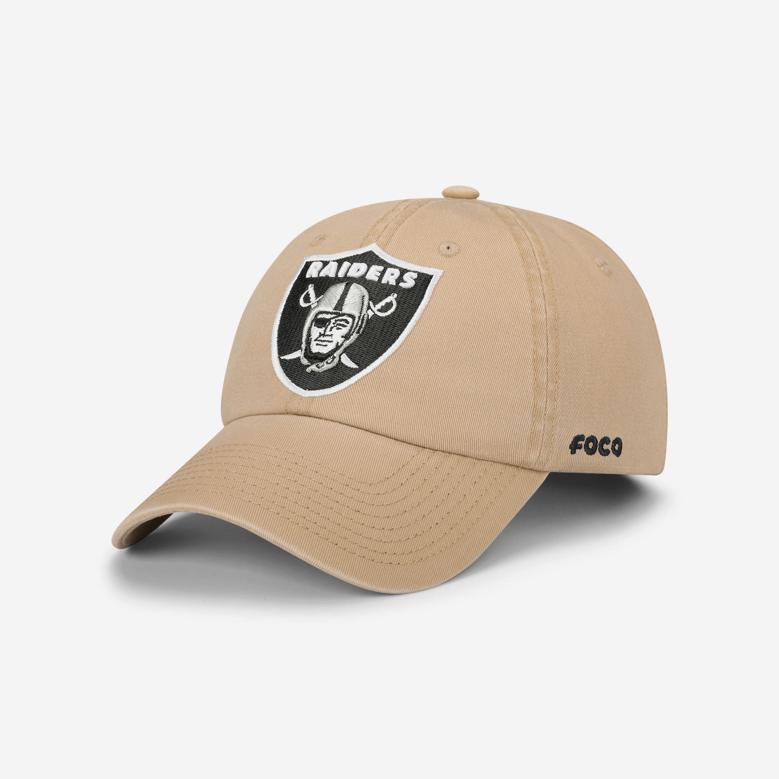 Exciting Las Vegas Raiders Khaki Primary Logo Casual Cap - A Must-Have for Fans!
