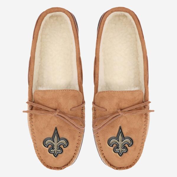 New Orleans Saints Super - Cool Moccasin Slippers