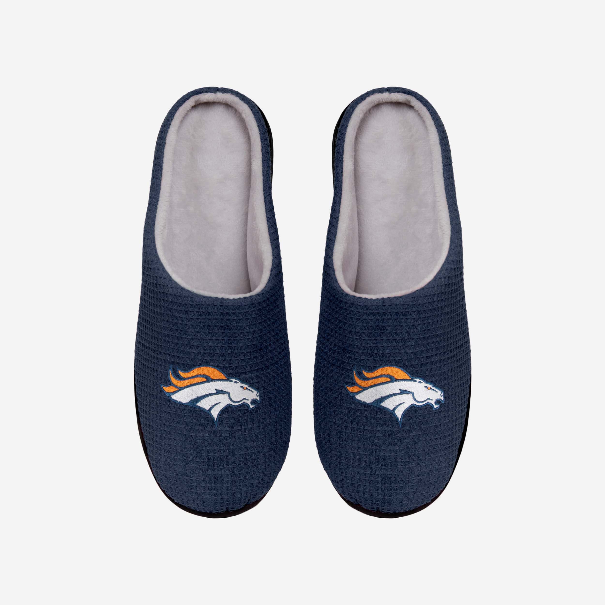 Denver Broncos Dreamy Memory Foam Slide Slippers