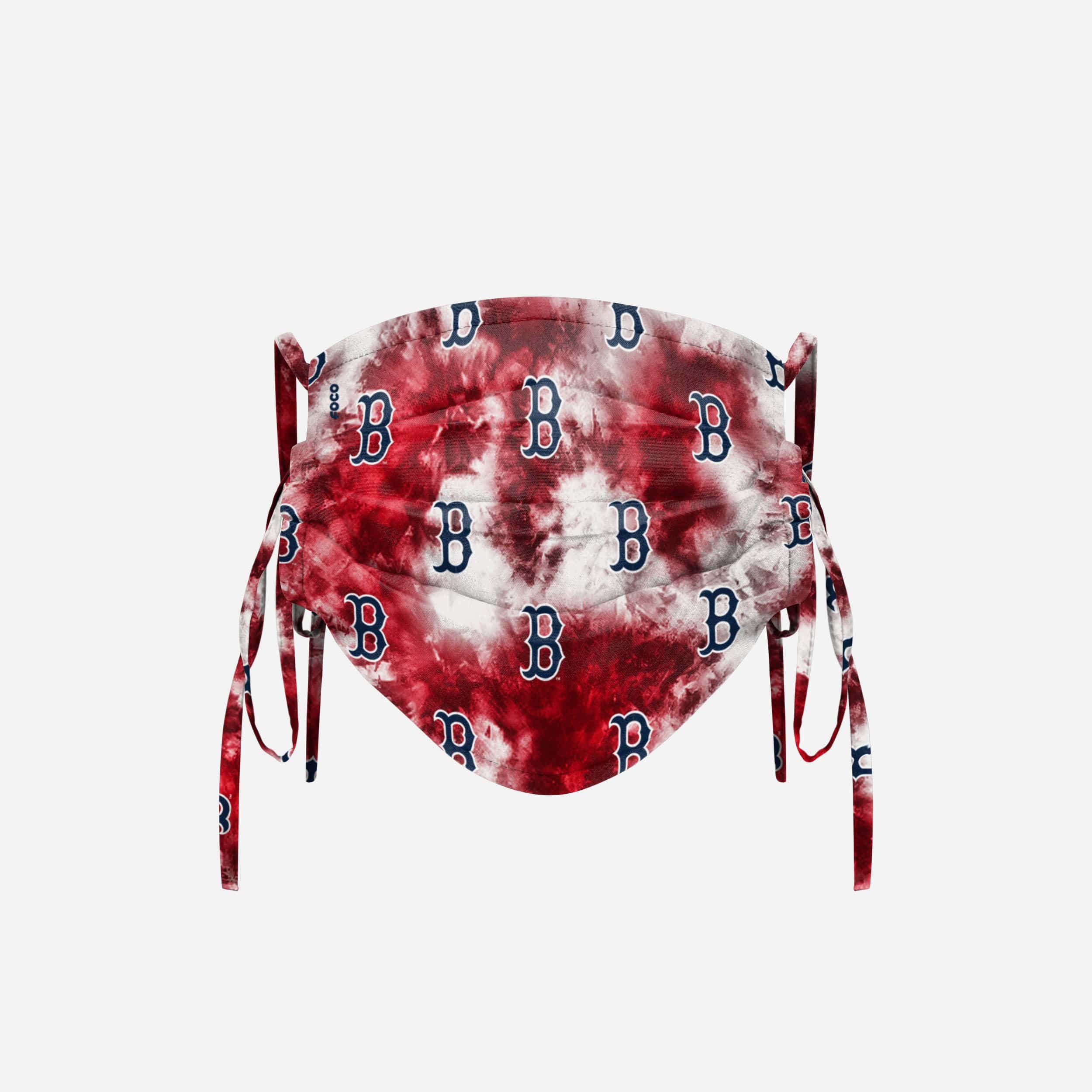 Boston Red Sox Tie-Dye Tie-Back Face Cover: Stylish Game-Day Essential