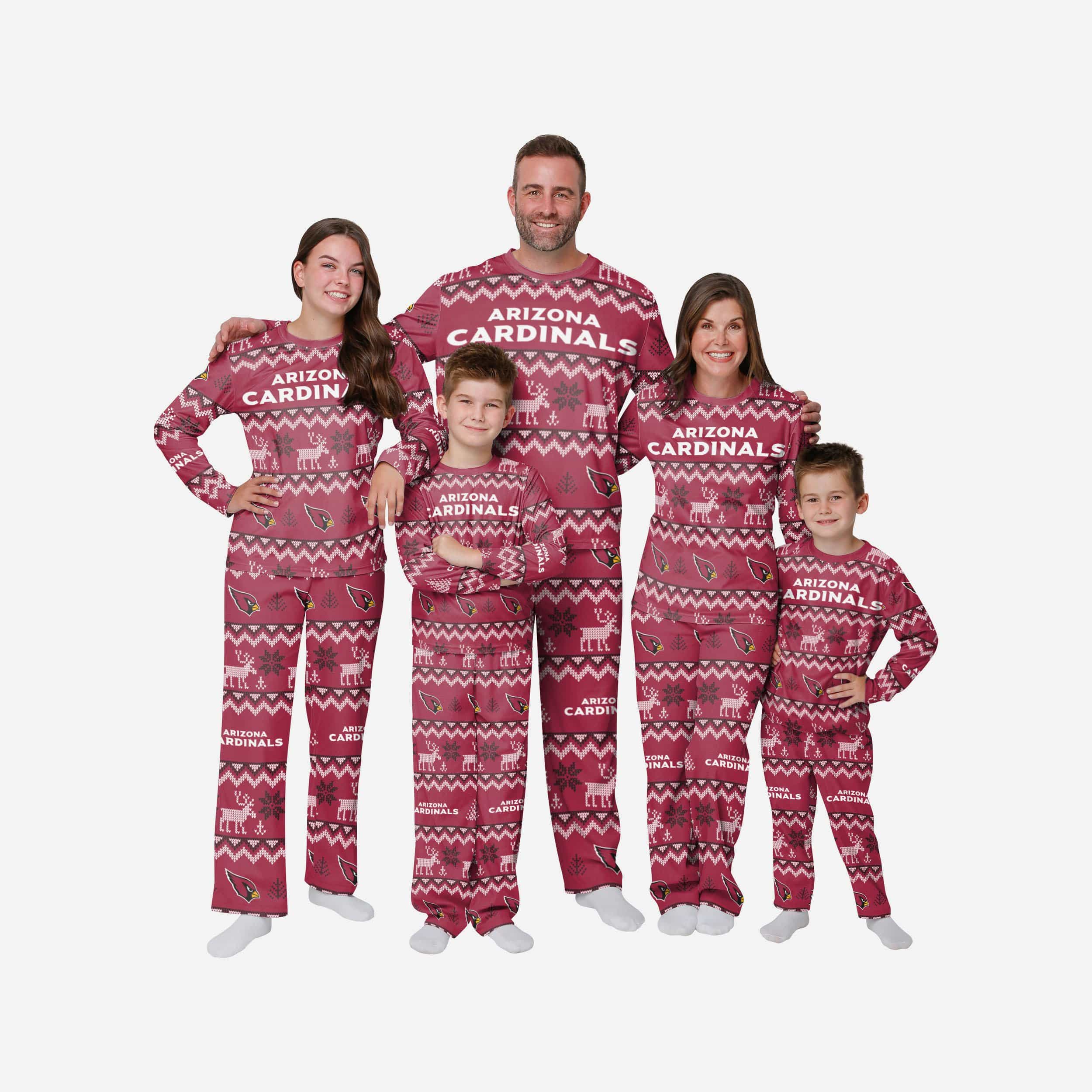 Arizona Cardinals Men's Eye - Catching Family Holiday Pajamas