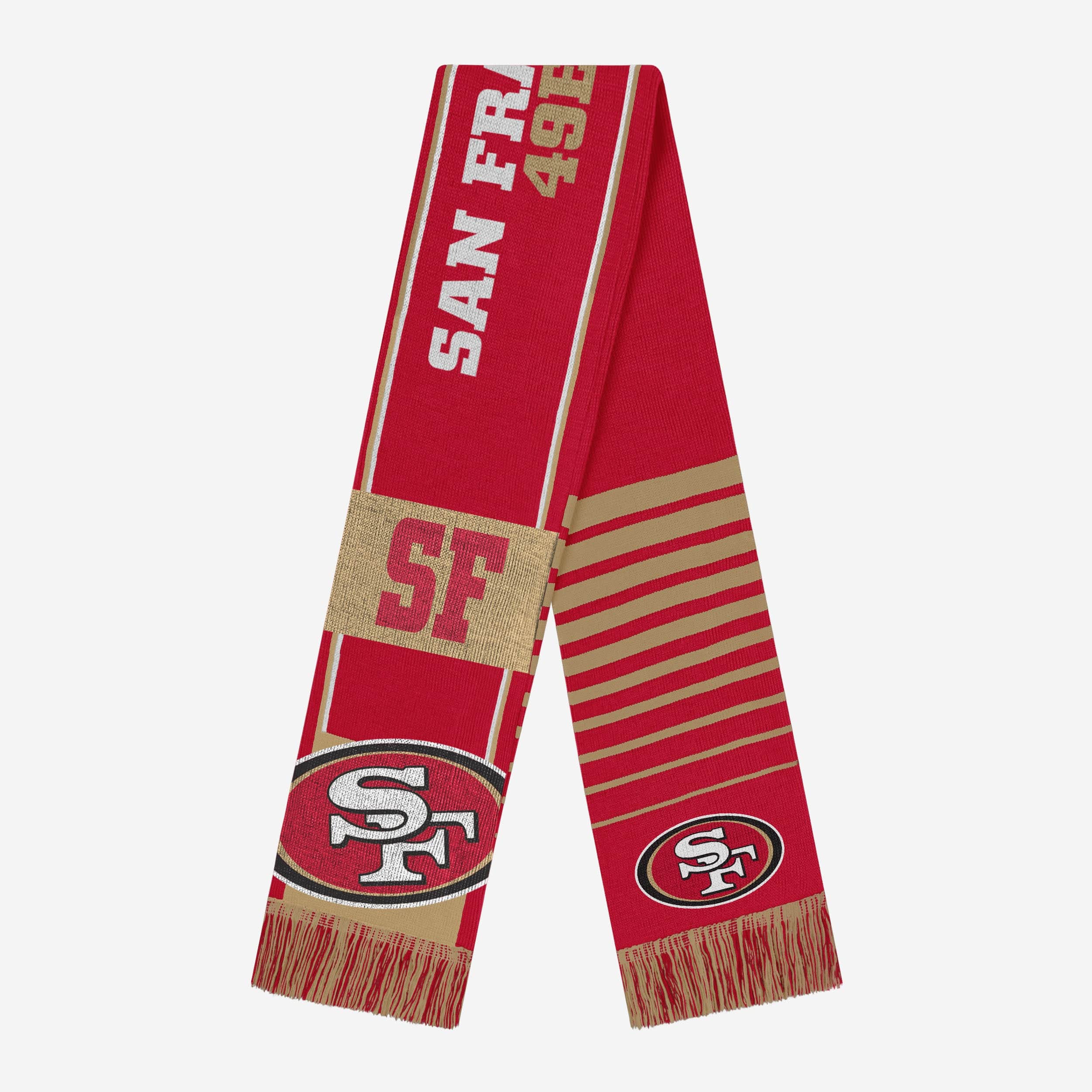 San Francisco 49ers Double-Sided Reversible Scarf - Show Your Team Spirit!