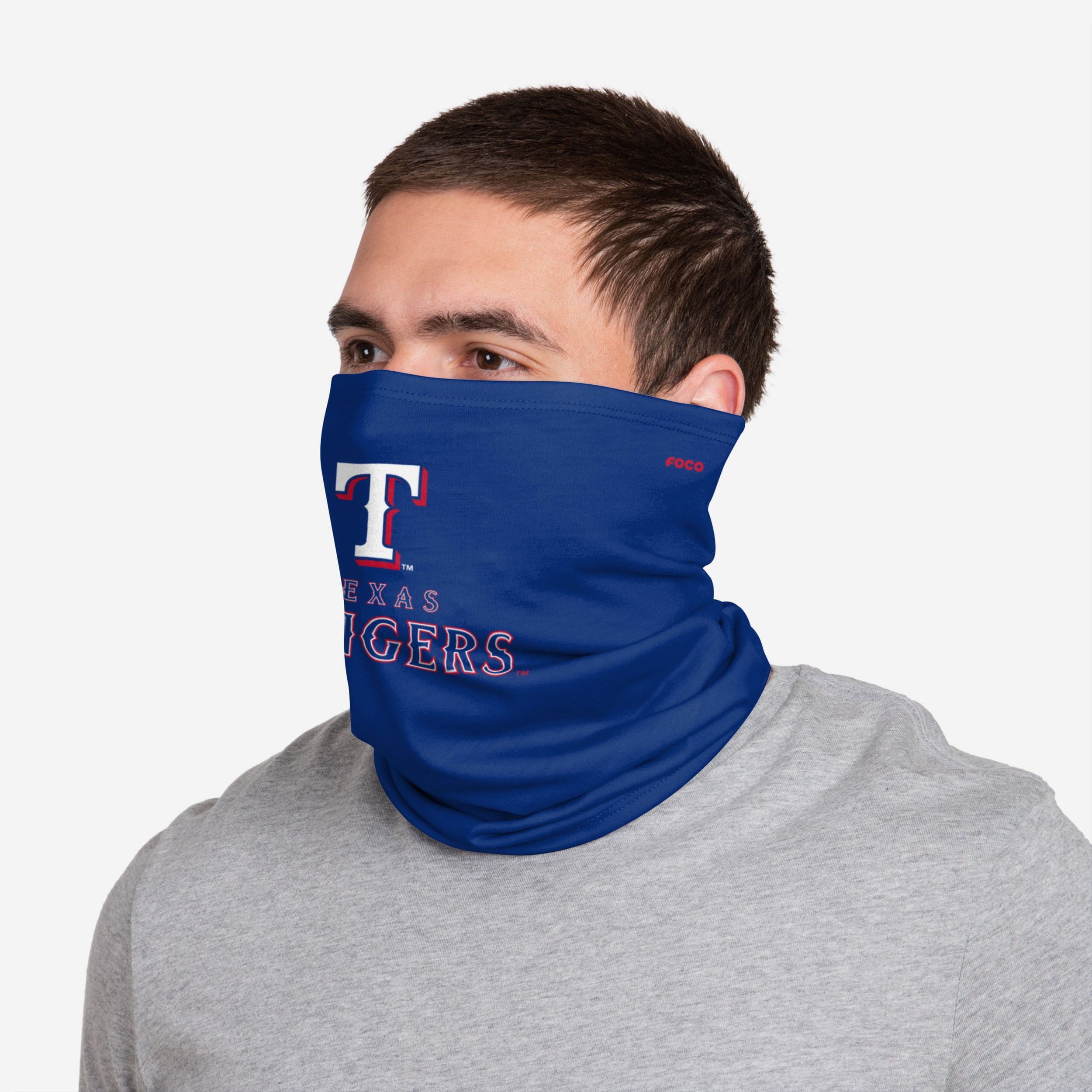 Texas Rangers Team Logo Stitched Gaiter Scarf - Show Your Team Spirit!