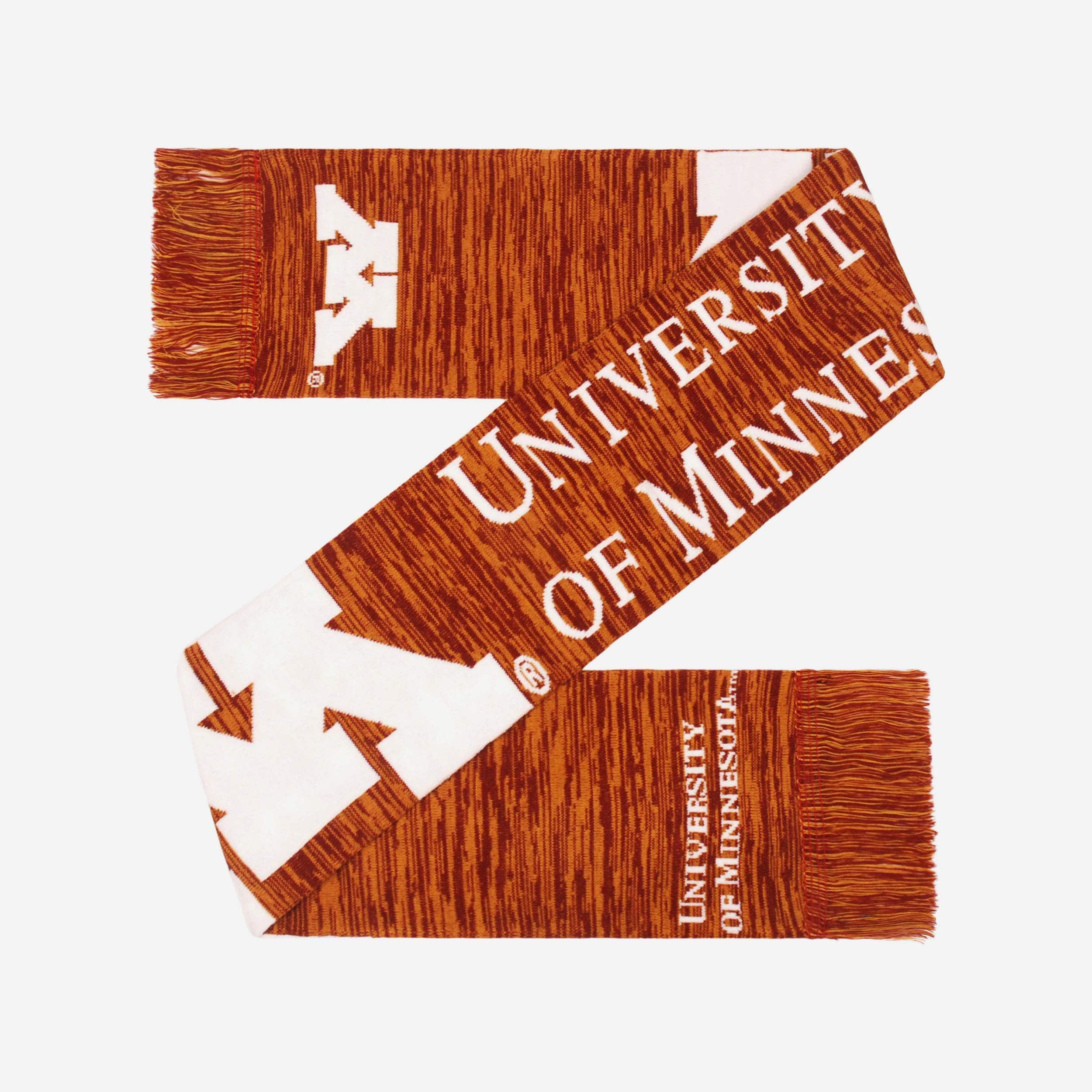Minnesota Golden Gophers Stunning Wordmark Big Logo Colorblend Scarf