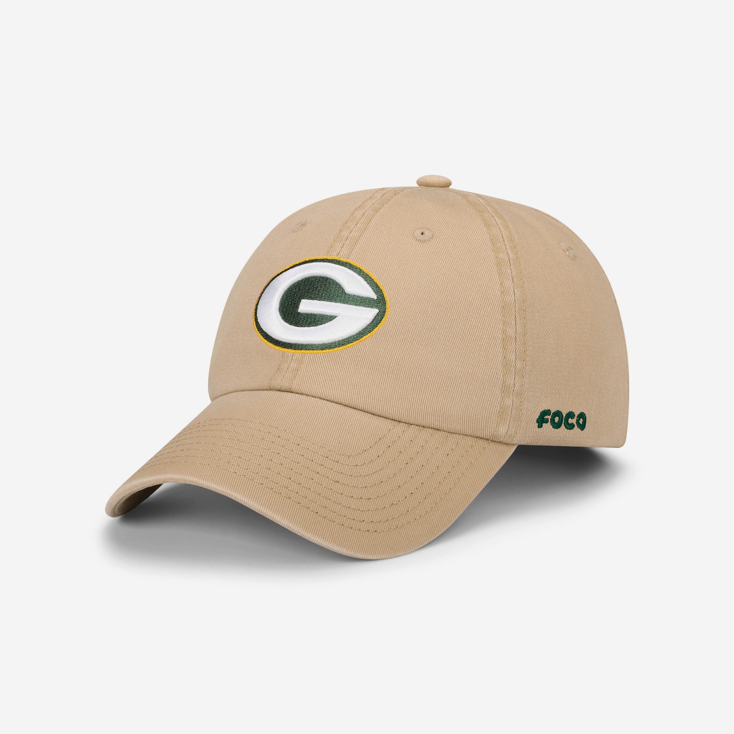 Green Bay Packers Iconic Khaki Casual Cap - A Must - Have for Fans