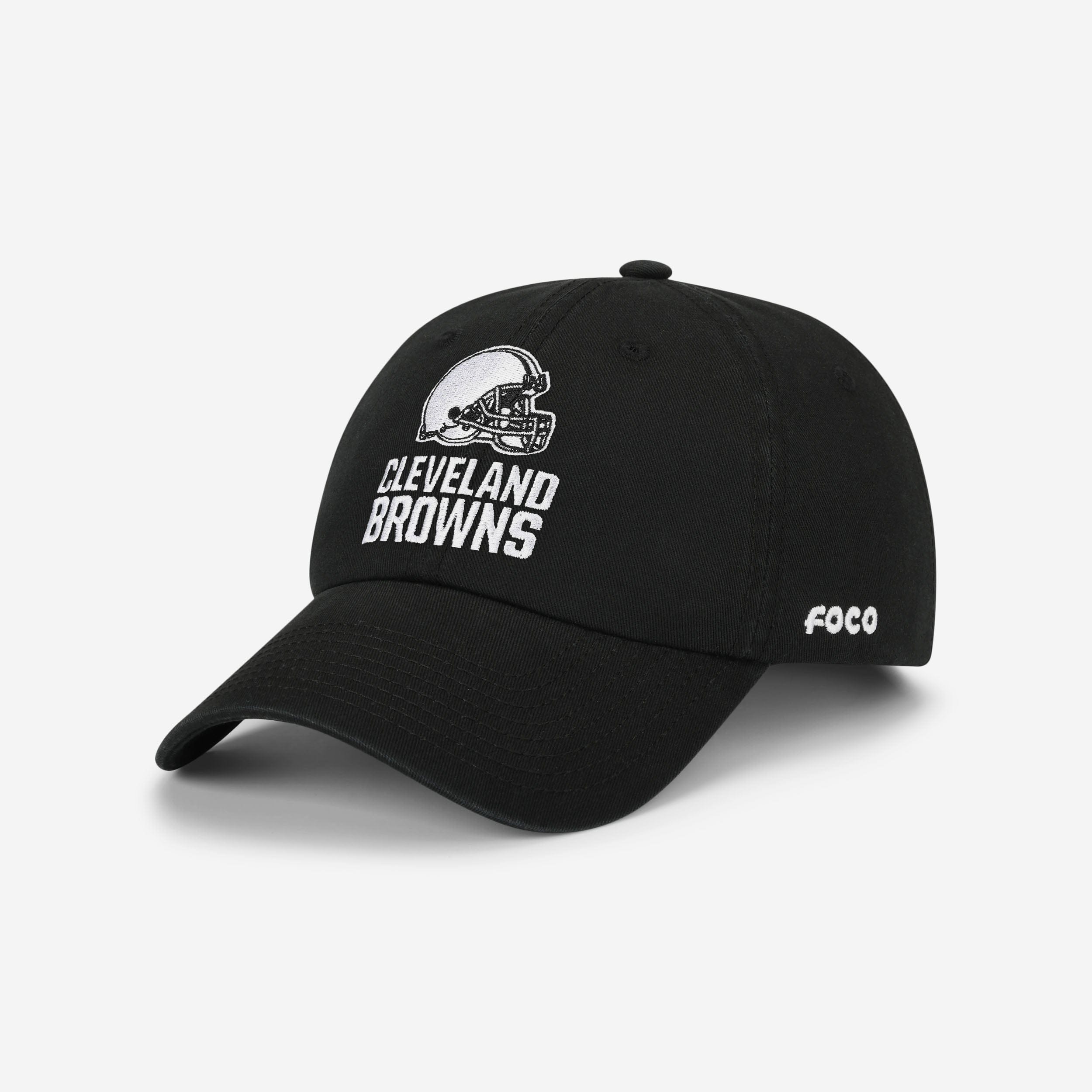Cleveland Browns Black & White Fan-Favorite Casual Cap