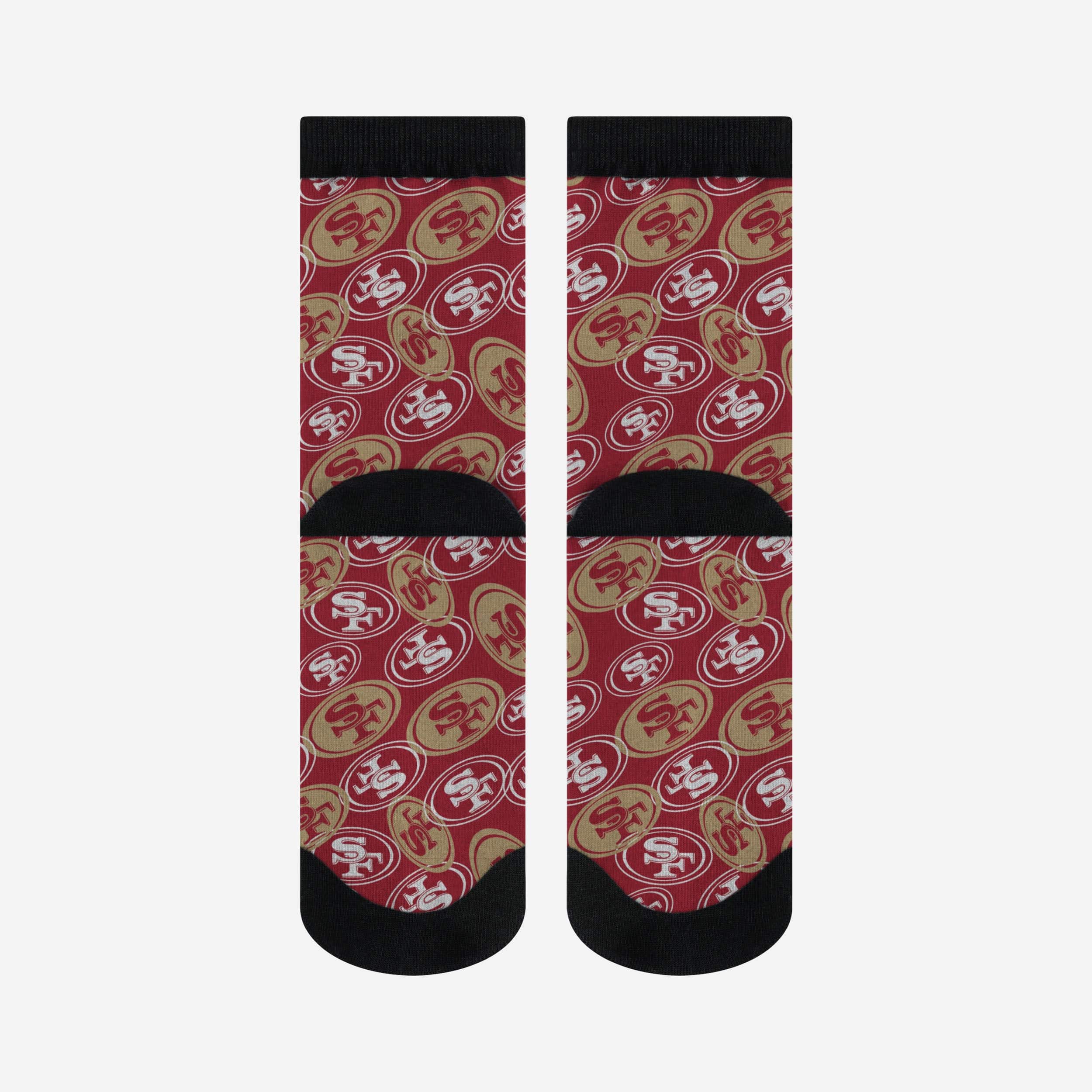San Francisco 49ers Logo Blast Socks - Show Your Fandom!