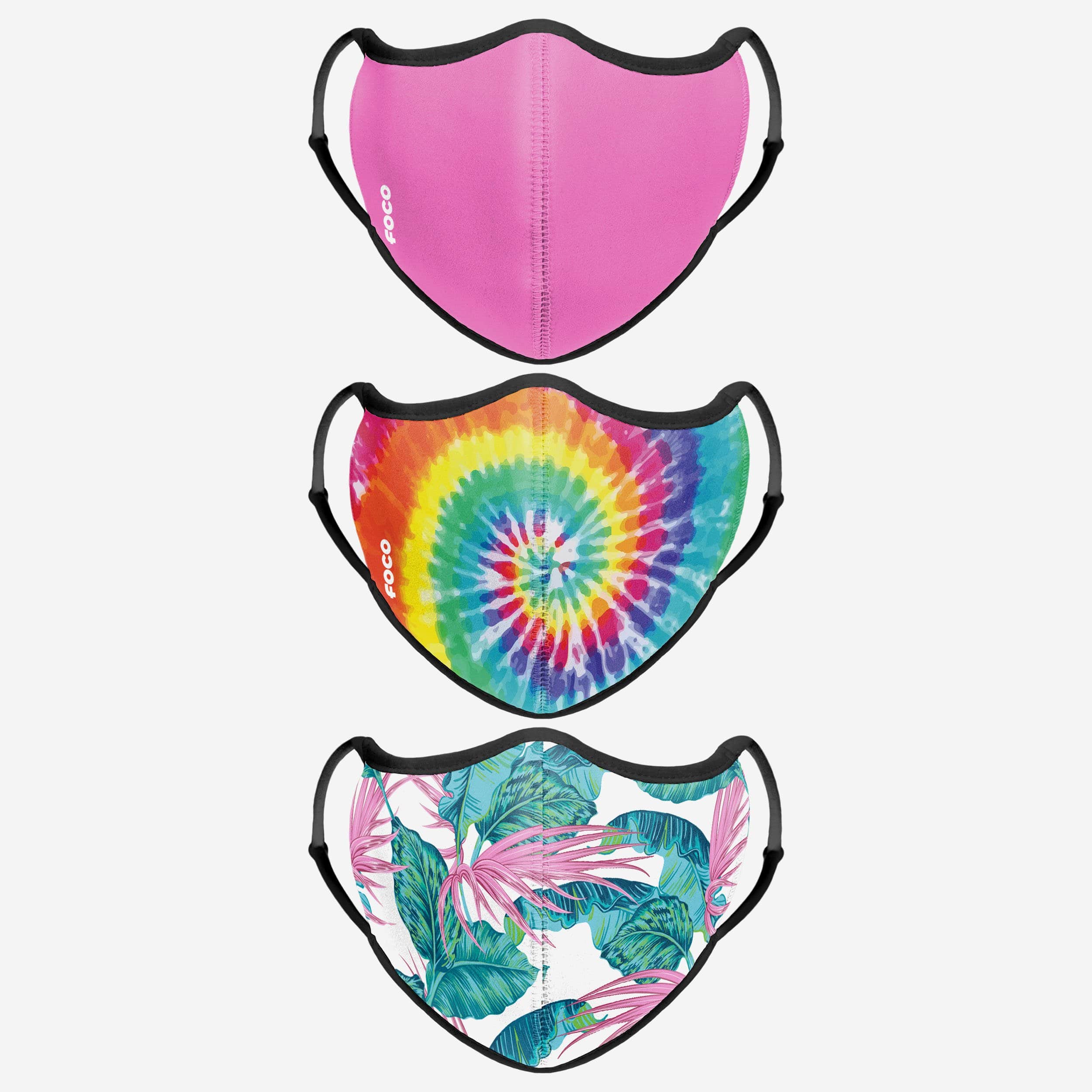 Carefree Colors Sport Face Covers - 3 Pack