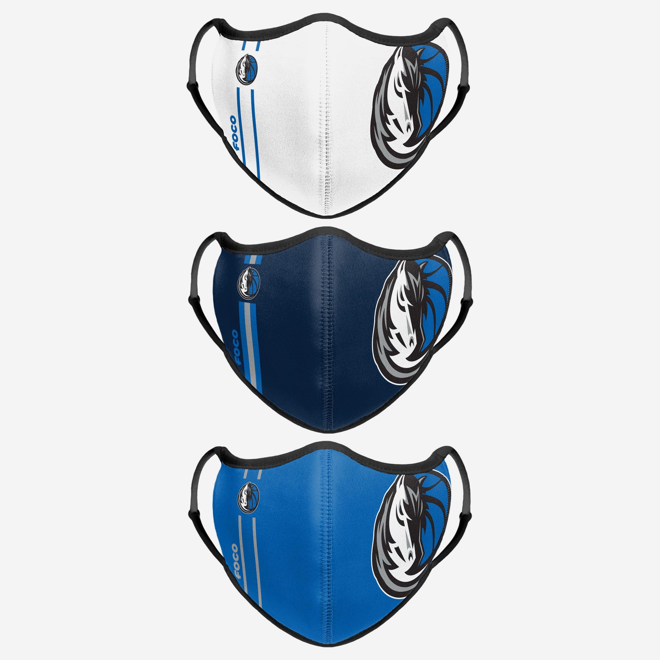 Dallas Mavericks 3-Pack Stylish Sports Face Covers