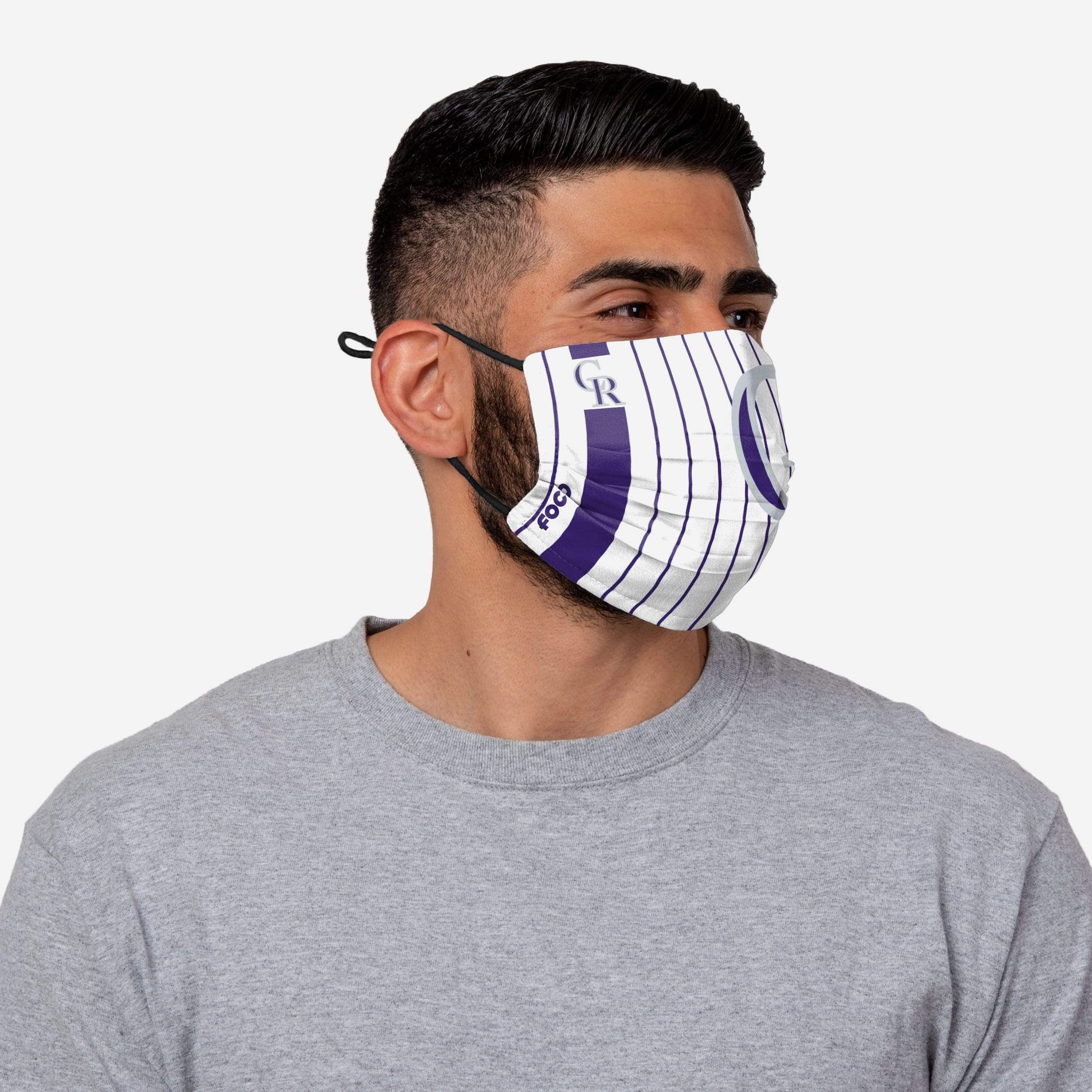 Colorado Rockies Big Logo Gameday Face Cover - Show Your Team Spirit!