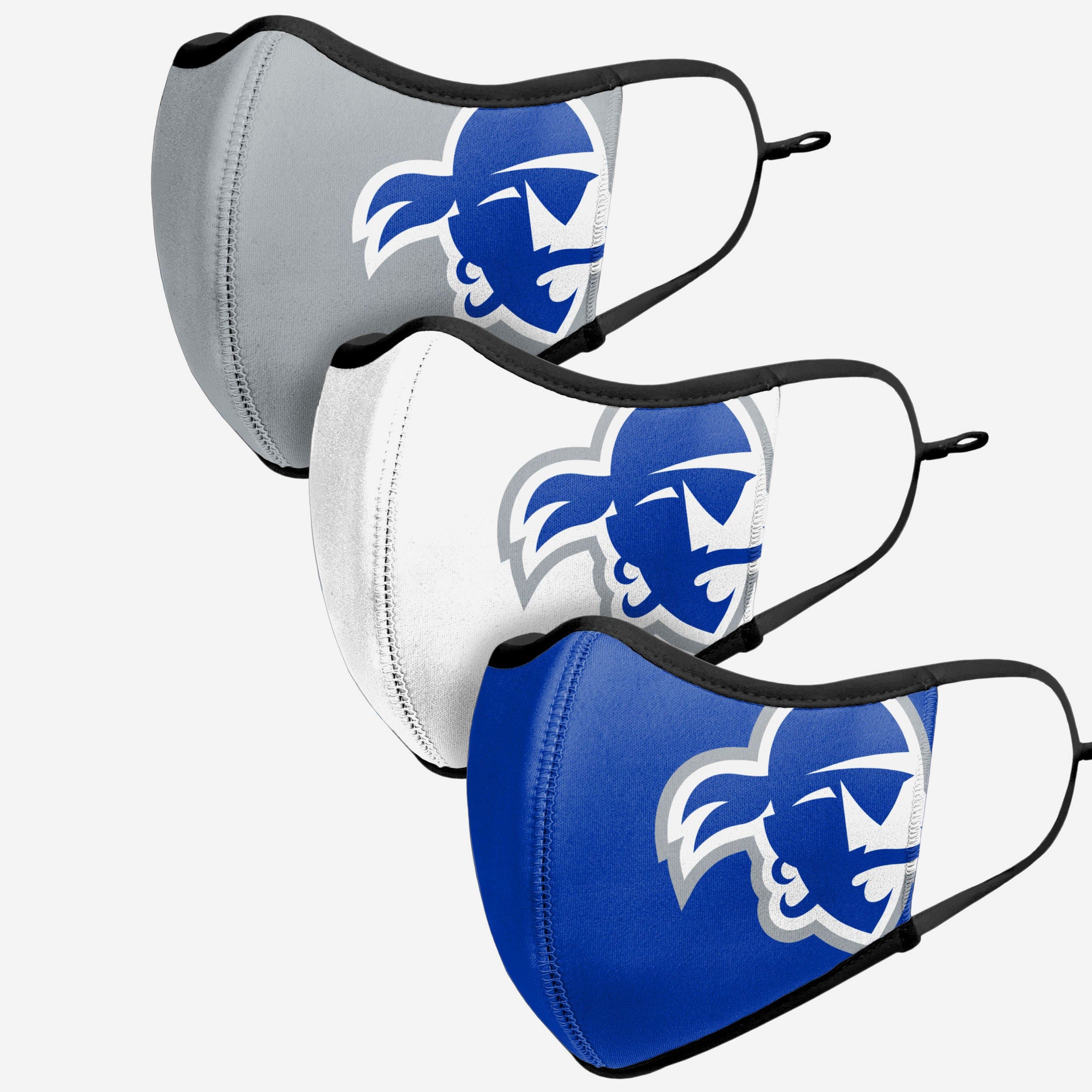 Seton Hall Pirates 3-Pack Sports Face Covers - Show Your Team Spirit!