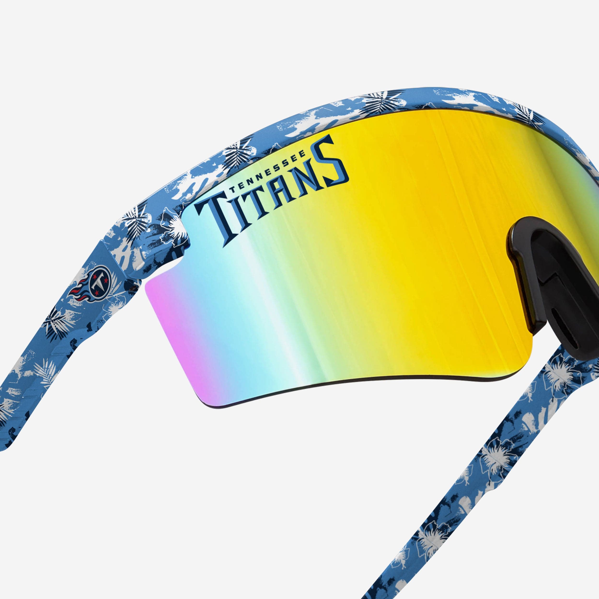 Stylish Tennessee Titans Floral Large Frame Sunglasses