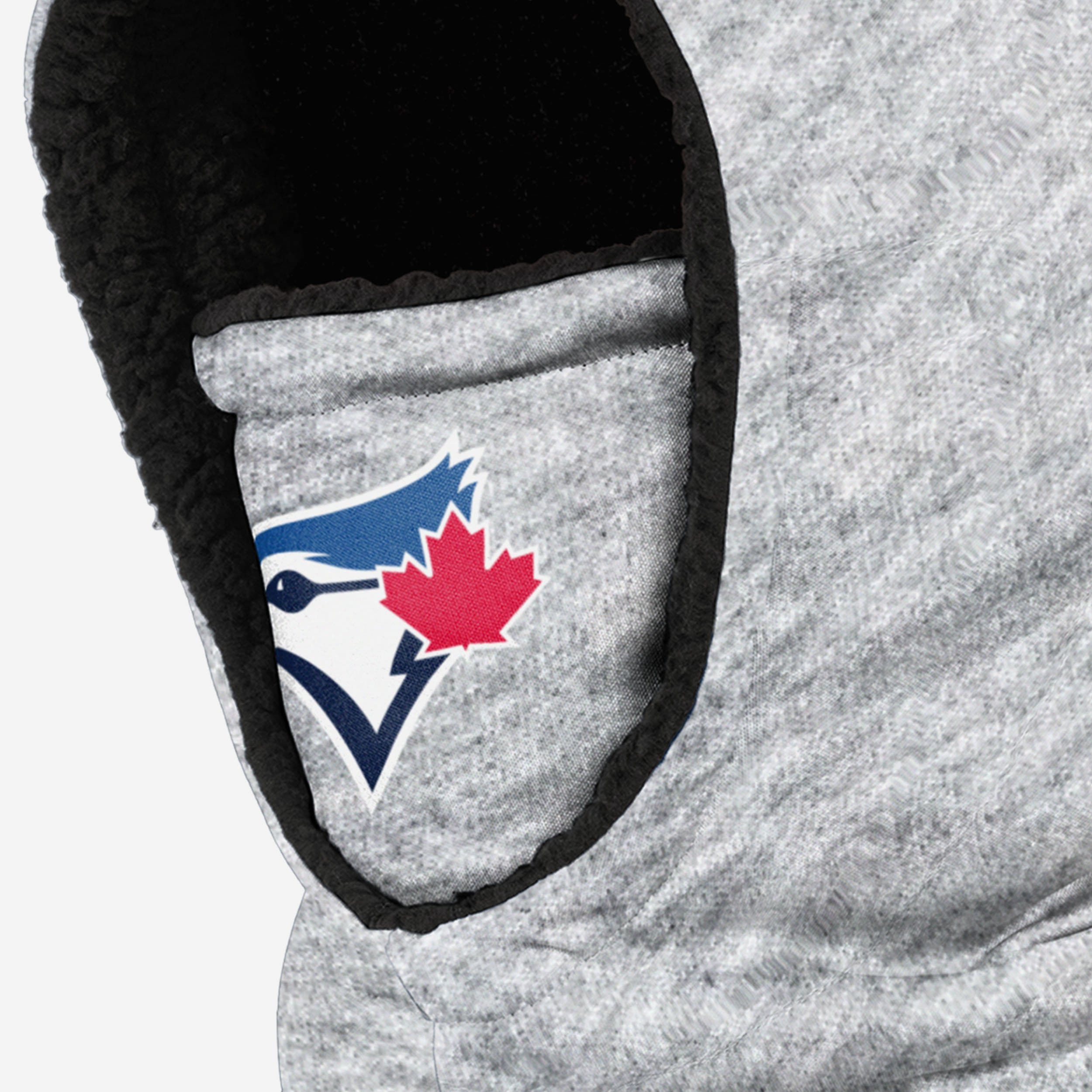 Toronto Blue Jays Heather Grey Big Logo Hooded Gaiter - Your Ultimate Cold-Weather Essential