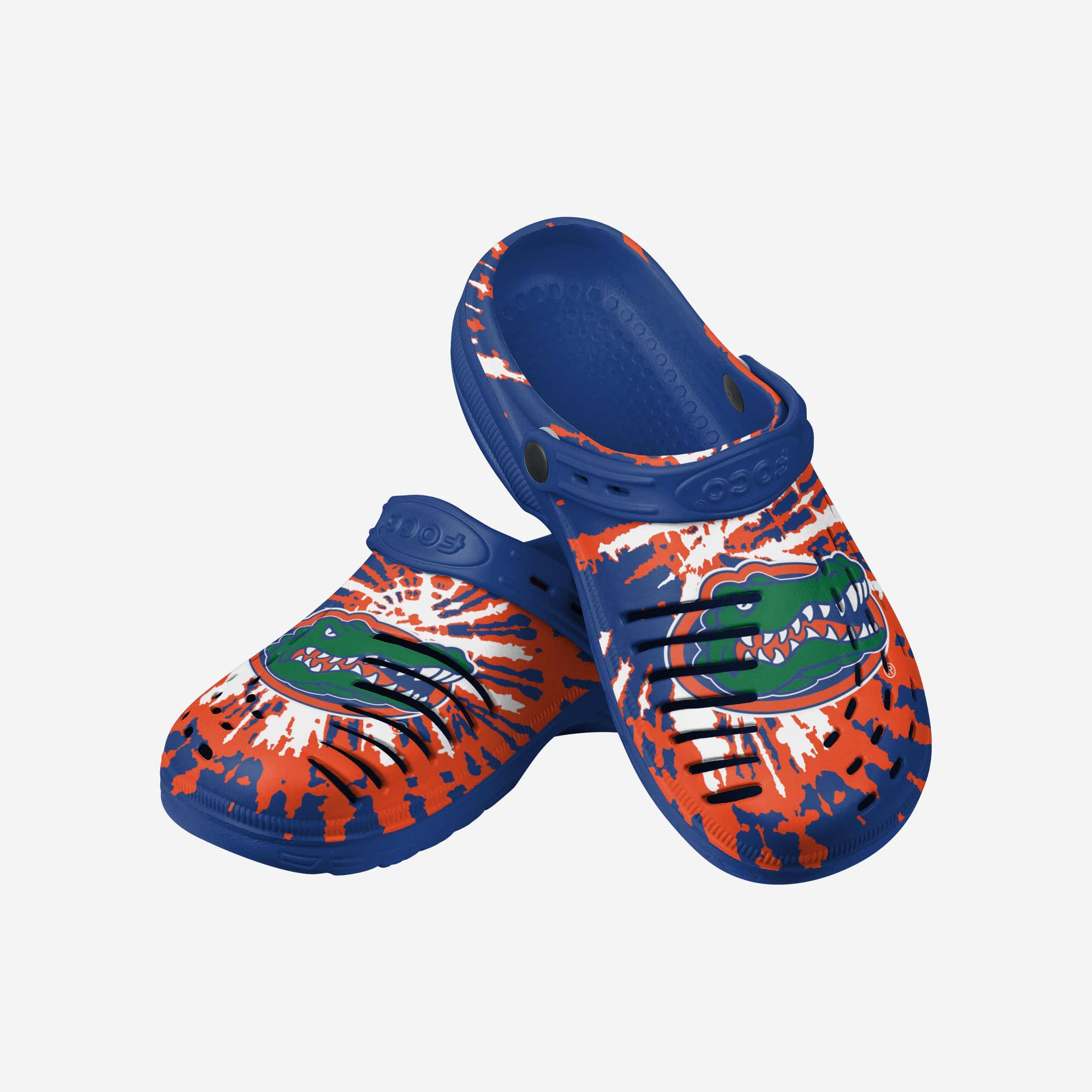 Florida Gators Tie - Dye Clogs with Straps: A Groovy Footwear Adventure!