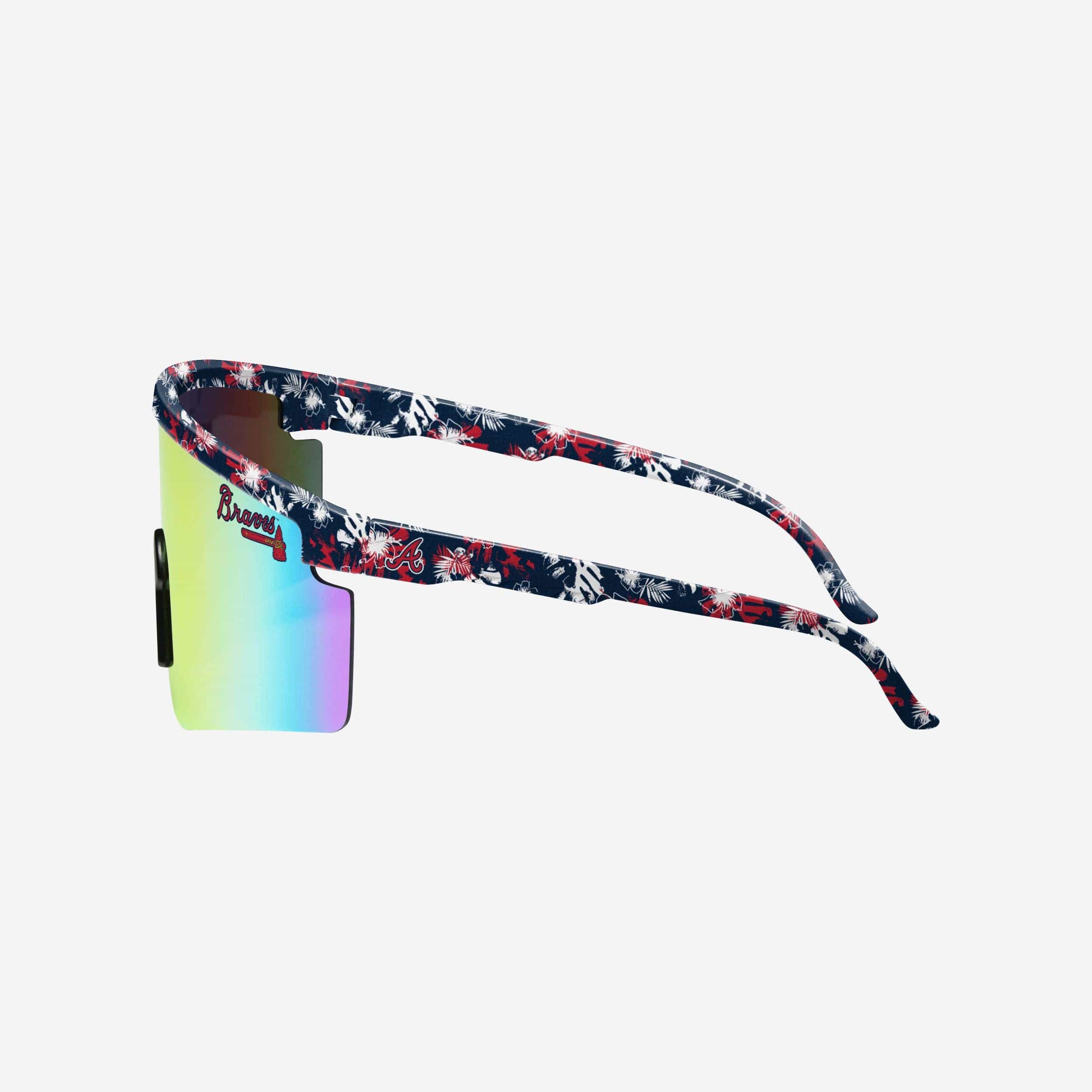 Stylish Atlanta Braves Floral Large Frame Sunglasses
