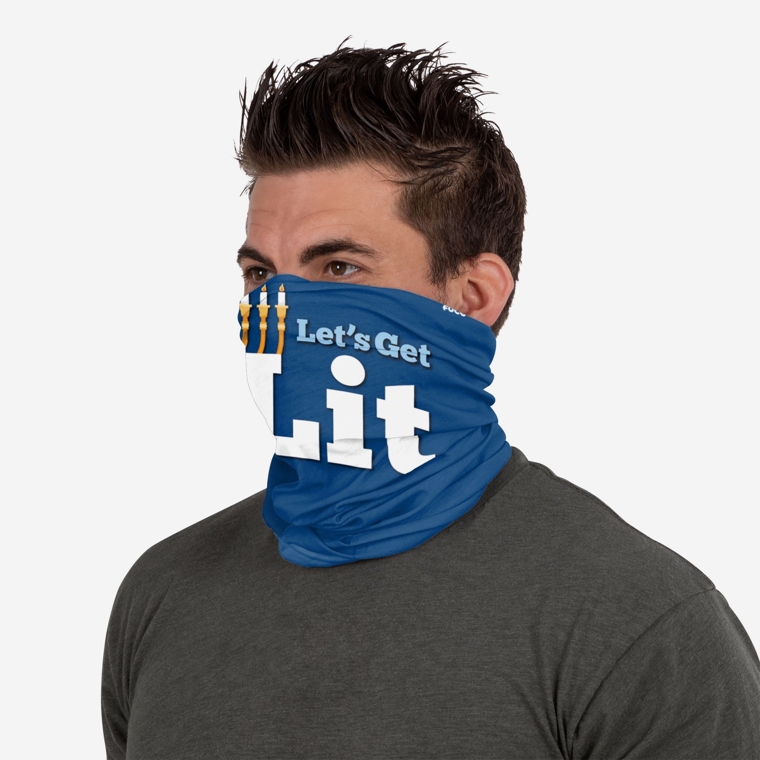 Let's Ignite the Hanukkah Spirit with This Gorgeous Gaiter Scarf