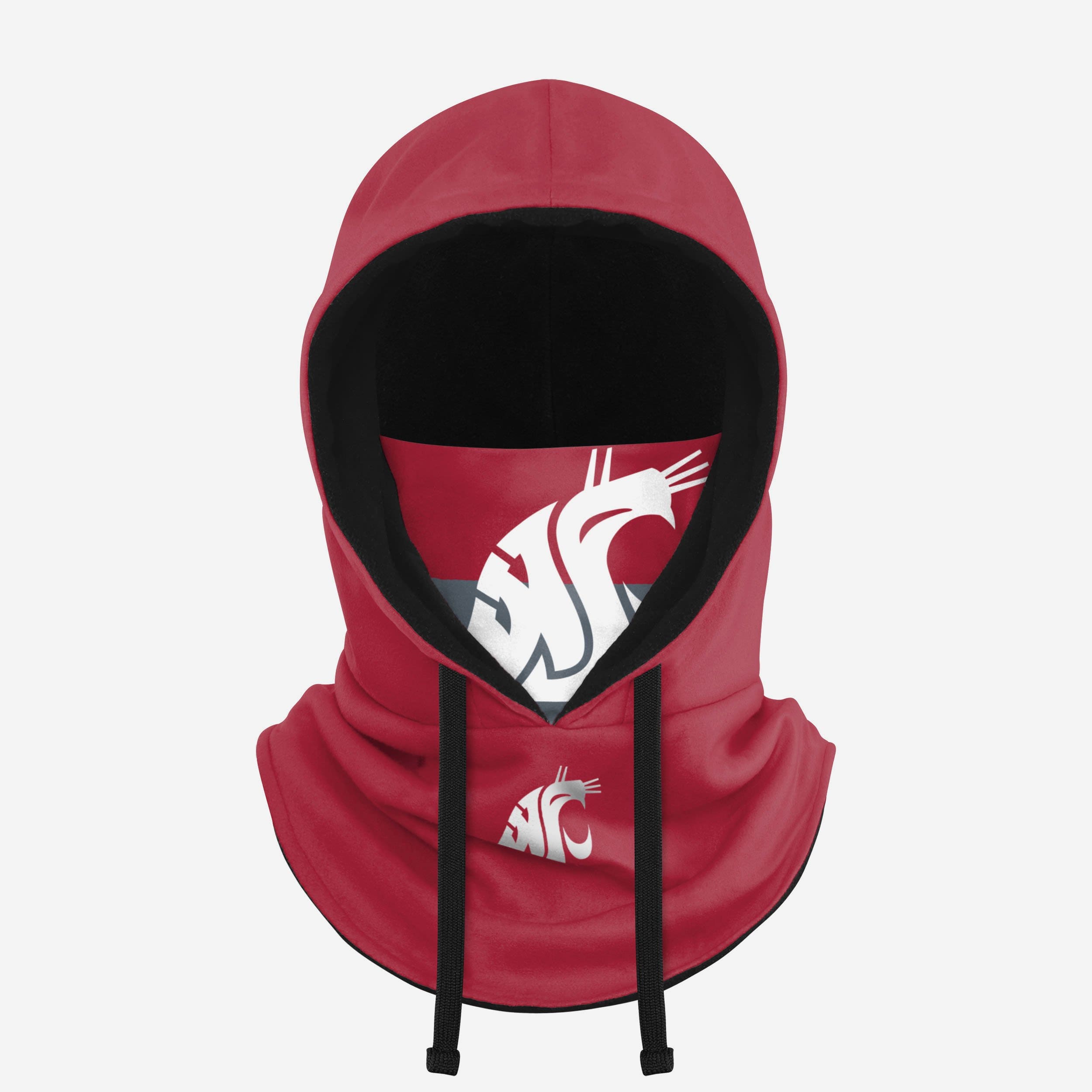 Washington State Cougars Stylish Drawstring Hooded Gaiter