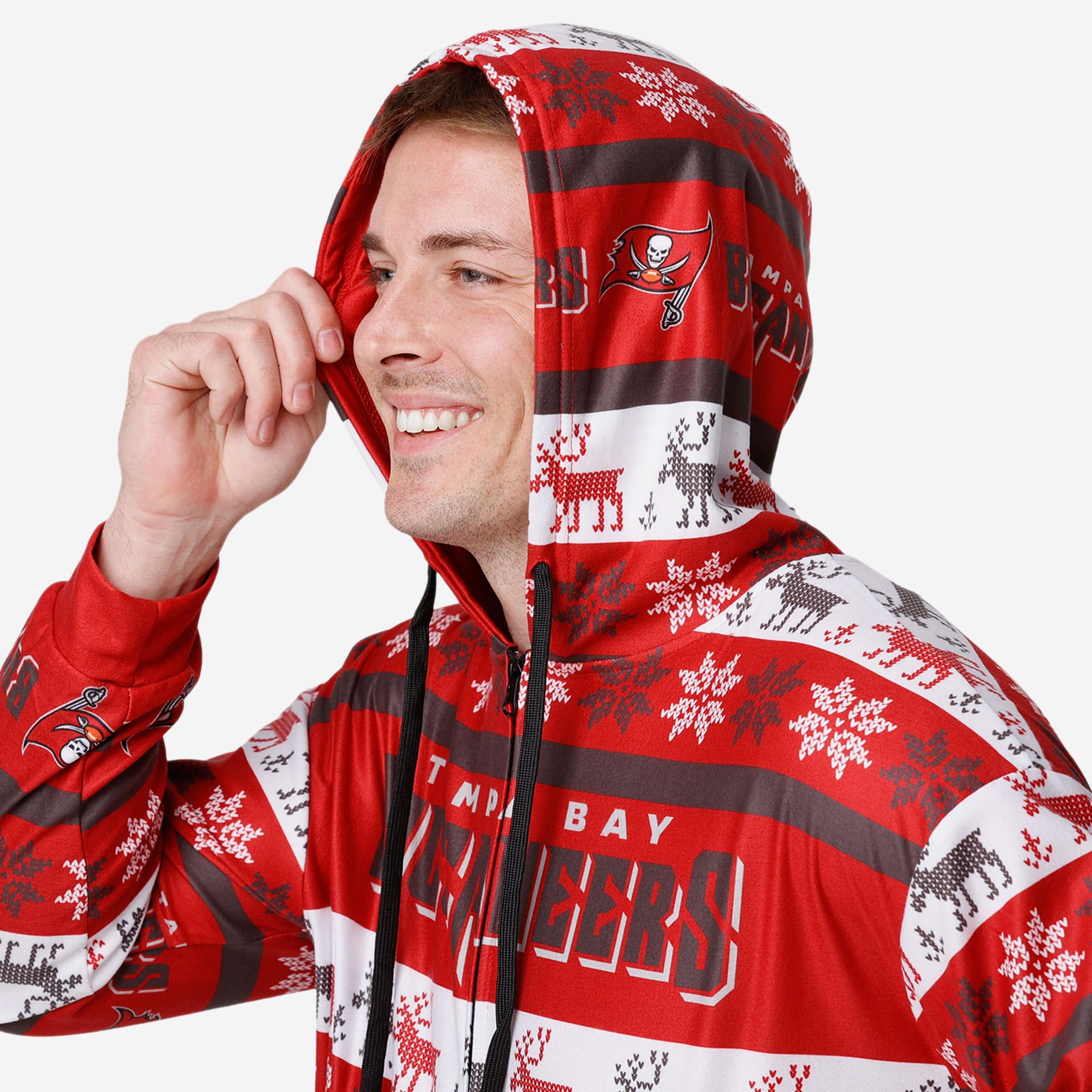Tampa Bay Buccaneers Super Cozy Short One Piece Pajamas