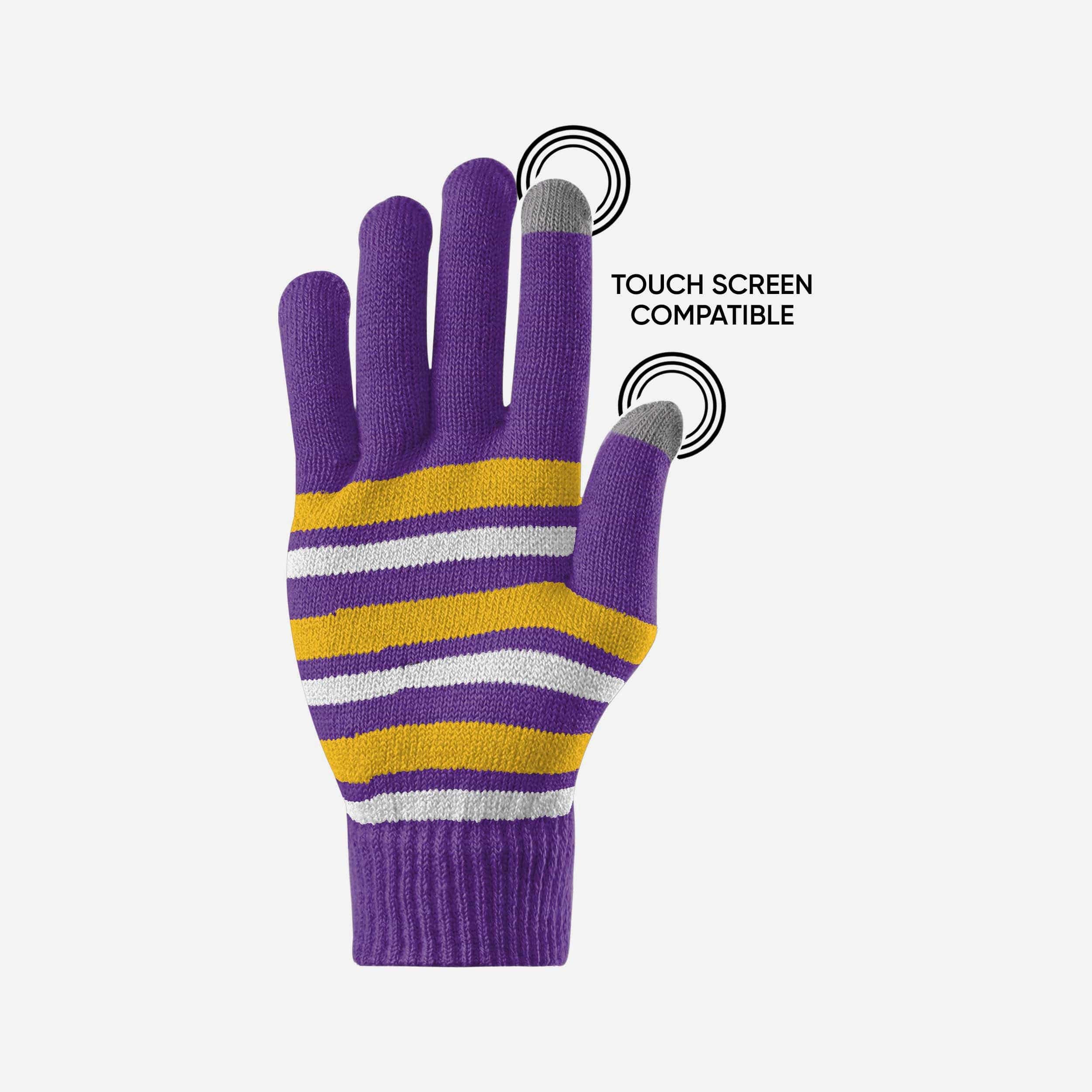 Minnesota Vikings Stylish Stretch Gloves for Game Day