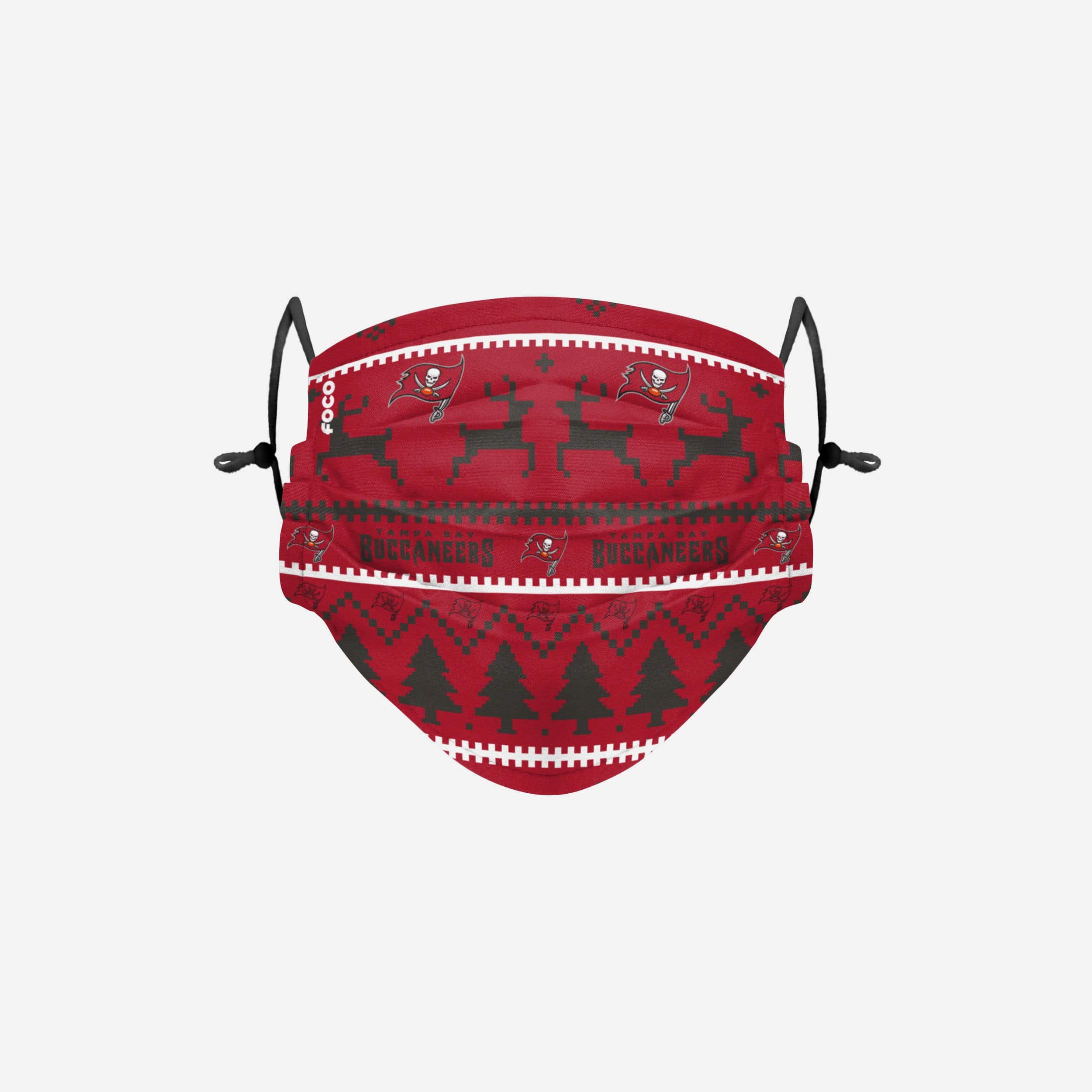 Tampa Bay Buccaneers Wordmark Holiday Adjustable Face Cover - Show Your Team Spirit!
