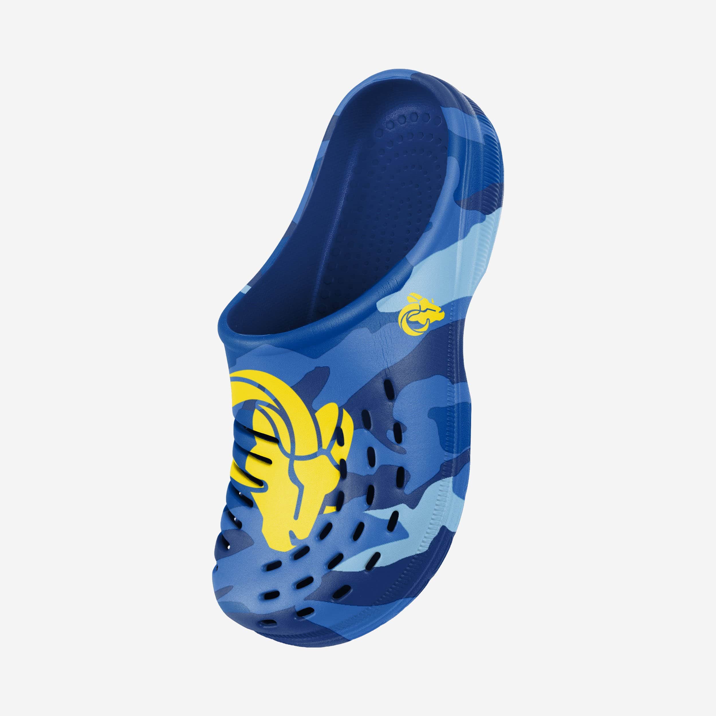 Los Angeles Rams Tonal Camo Clogs - Show Your Fandom!