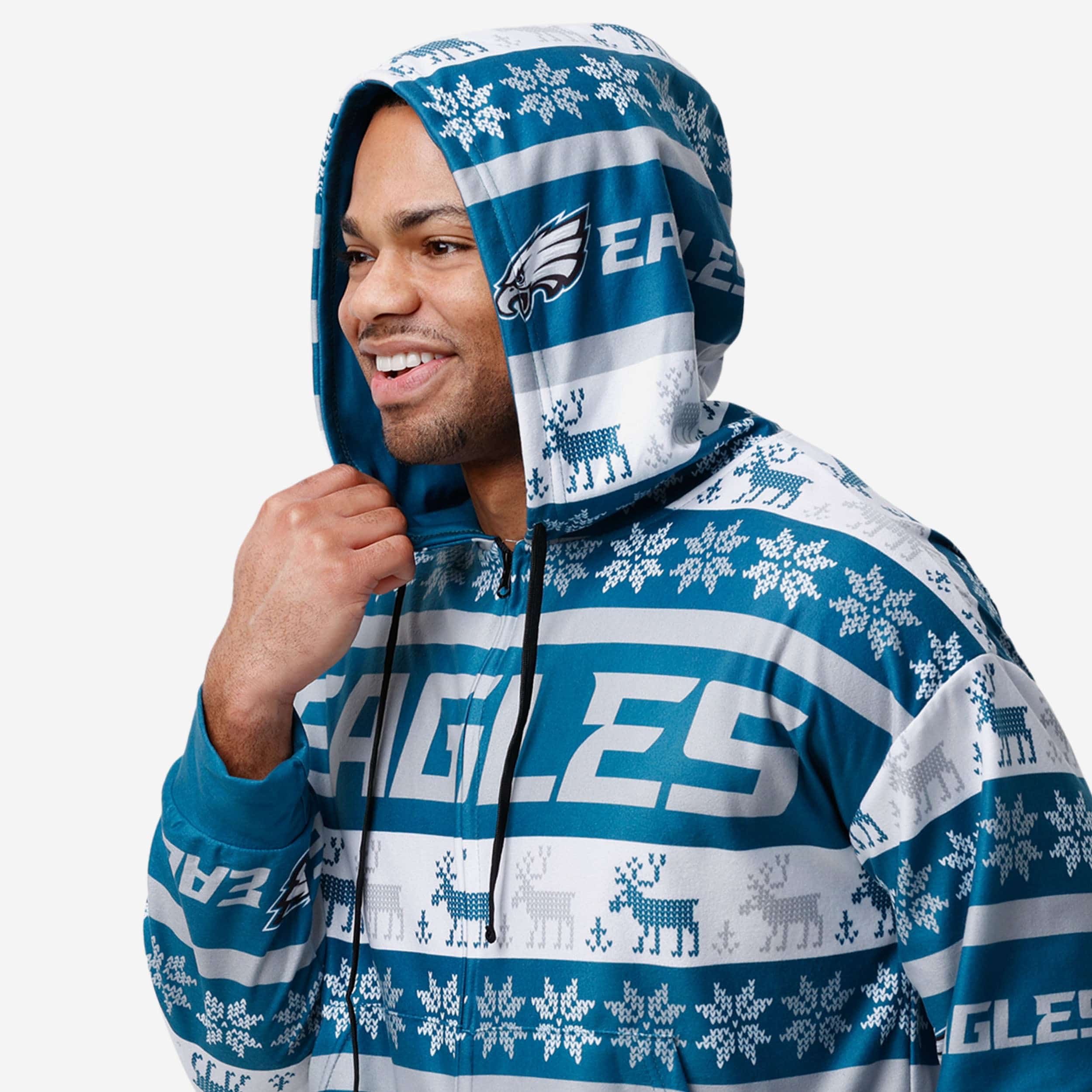 Philadelphia Eagles Super Comfy Short One-Piece Pajamas