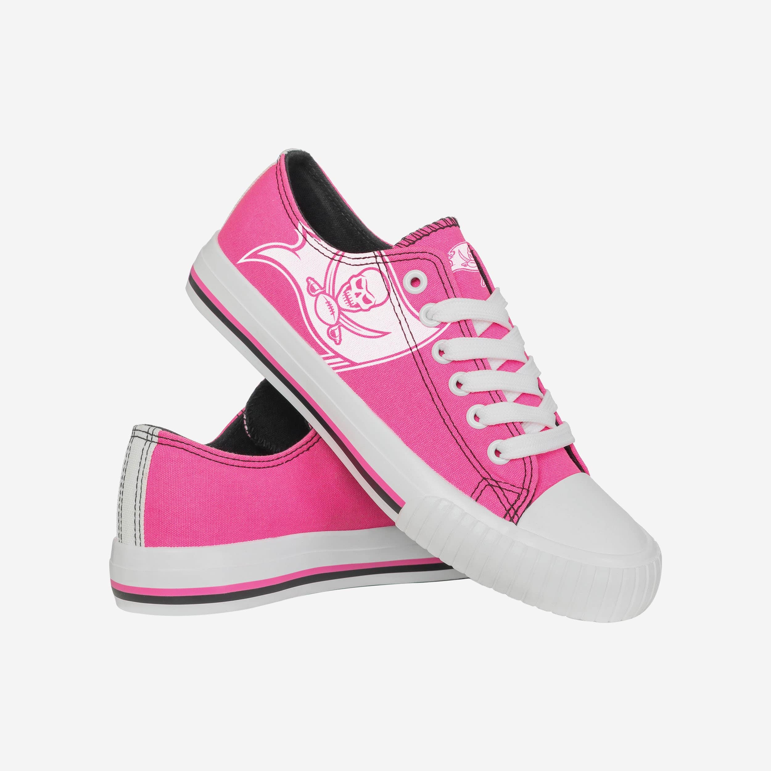 Tampa Bay Buccaneers Women's Eye-Catching Low Top Canvas Shoes