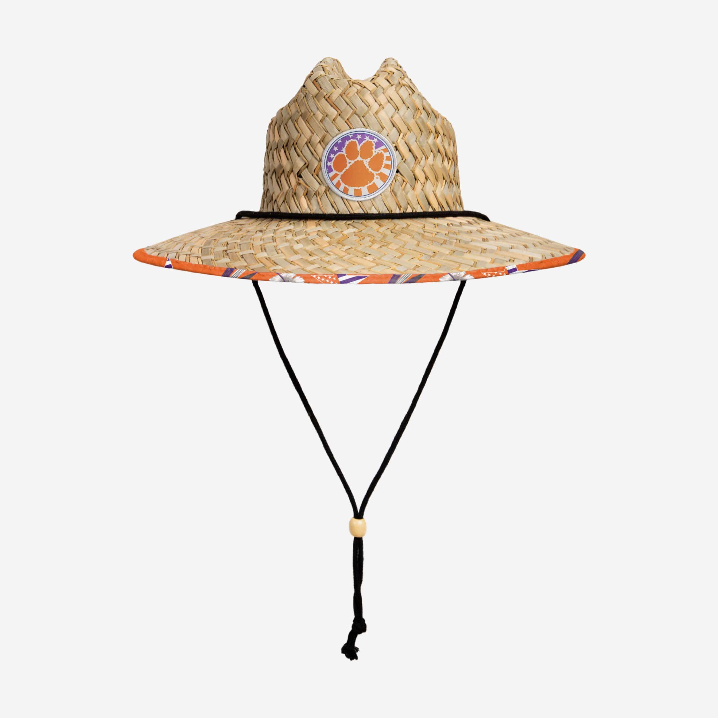 Sizzling Clemson Tigers Americana Straw Hat