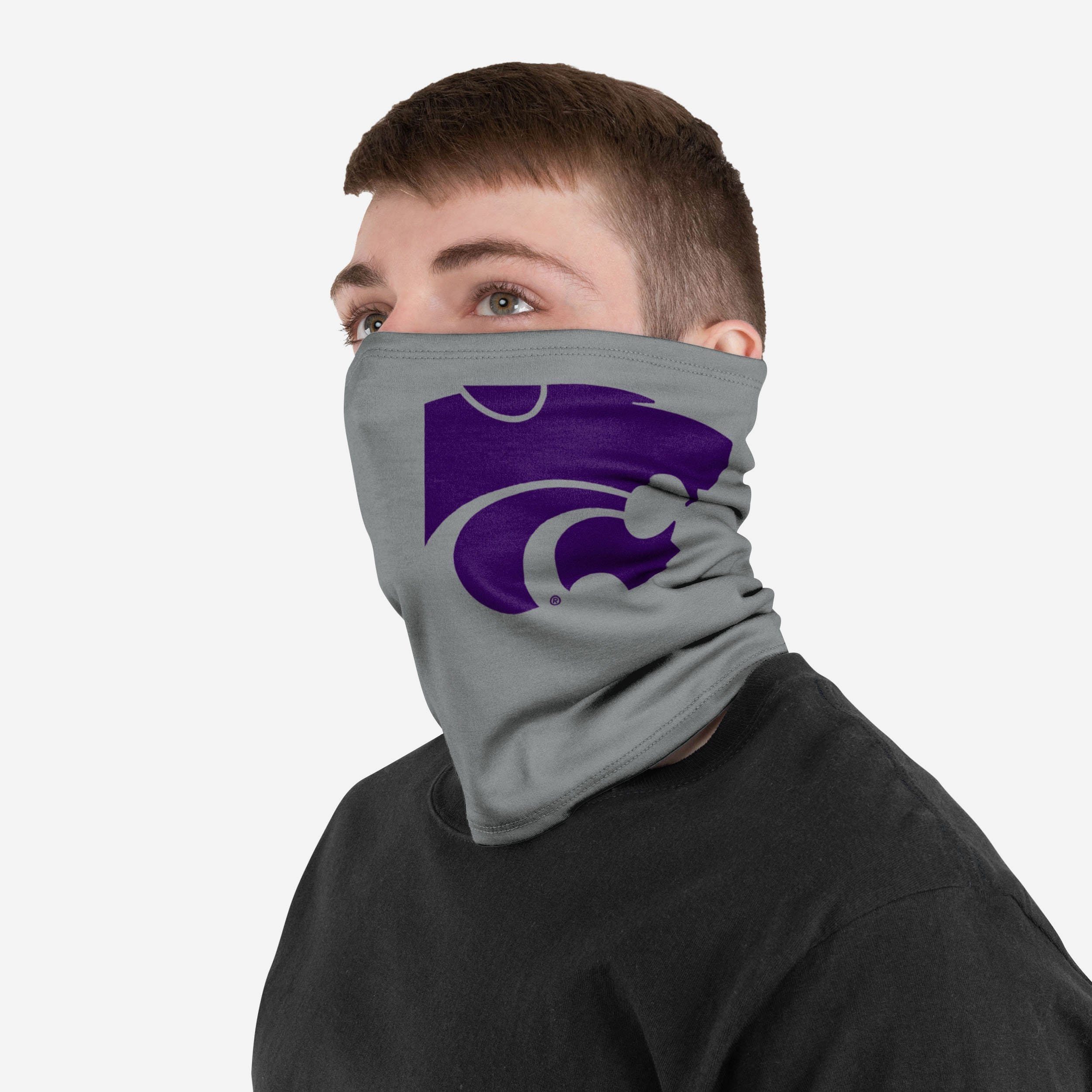 Kansas State Wildcats On-Field Sideline Logo EMAW Gaiter Scarf - Show Your Team Spirit!