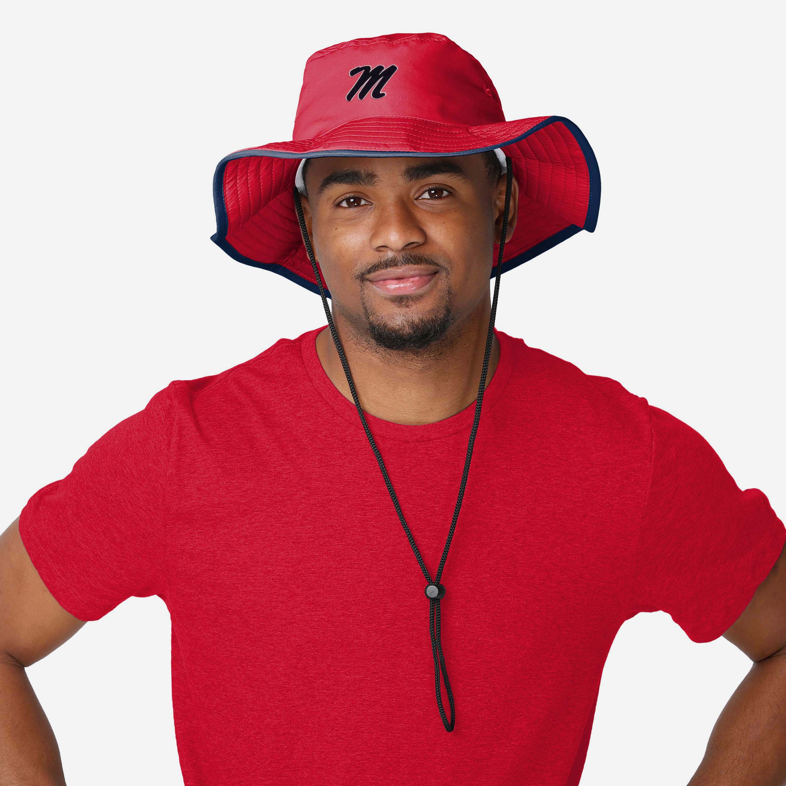 Ole Miss Rebels Stylish Solid Boonie Hat - Show Your Team Spirit!