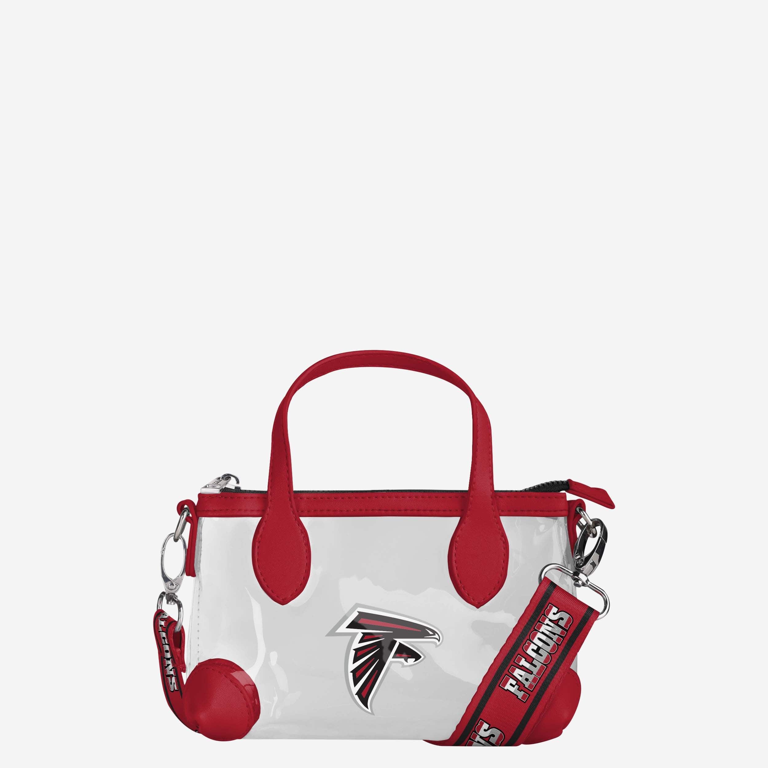 Atlanta Falcons Stunning Big Logo Clear Crossbody Mini Purse