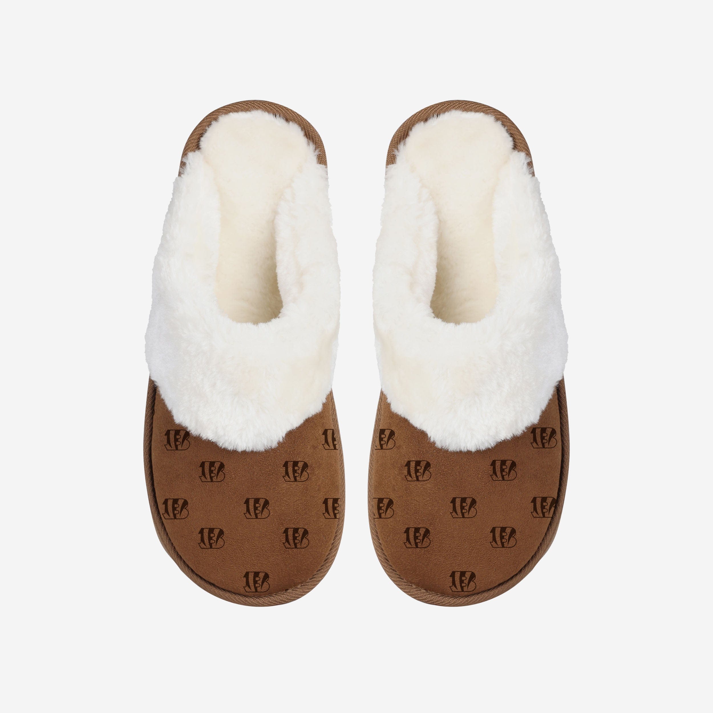 Cincinnati Bengals Women's Stylish Repeat Logo Moccasin Slippers